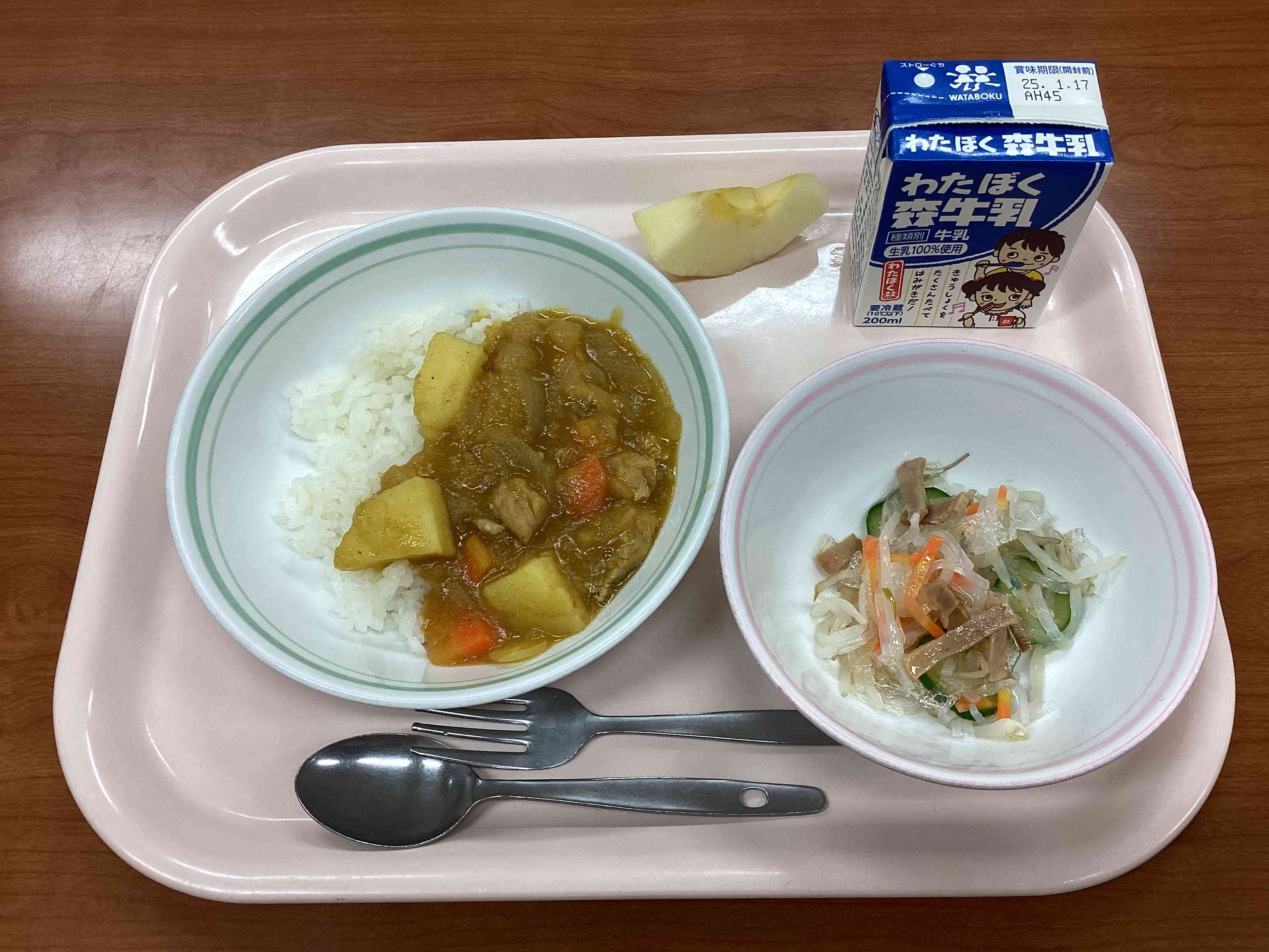 1月9日木曜日給食の写真