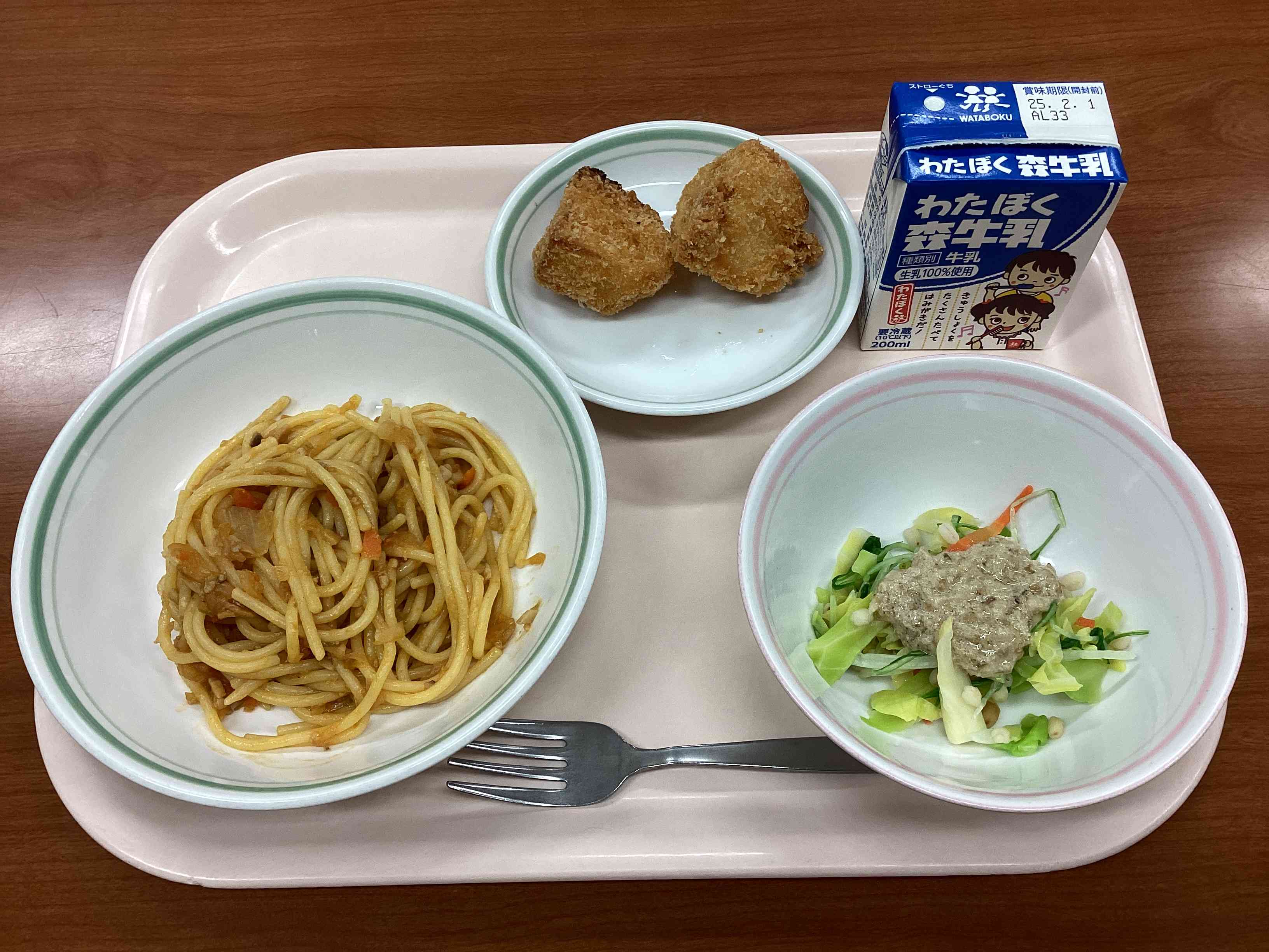 1月24日金曜日給食の写真