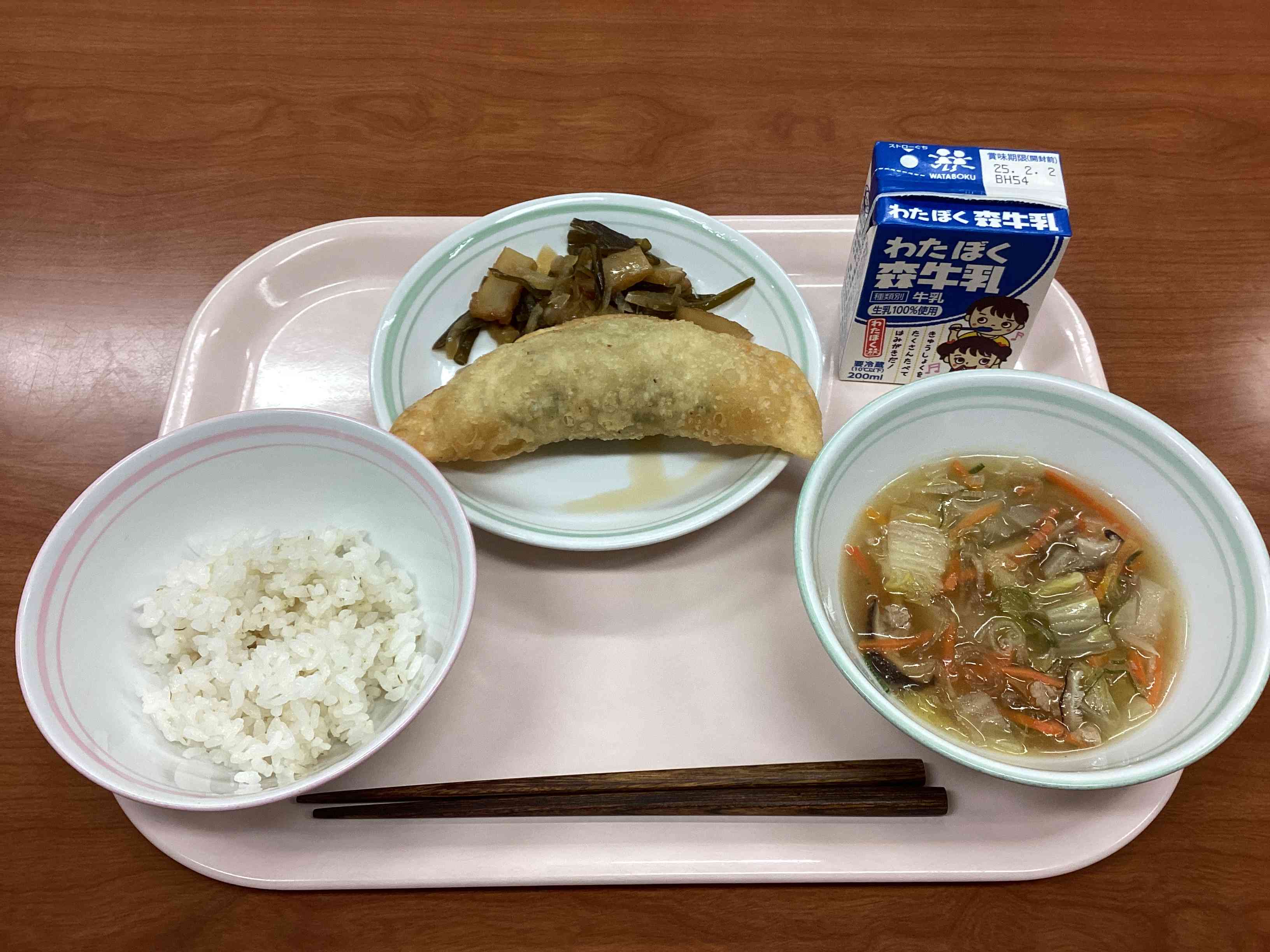 1月27日給食の写真