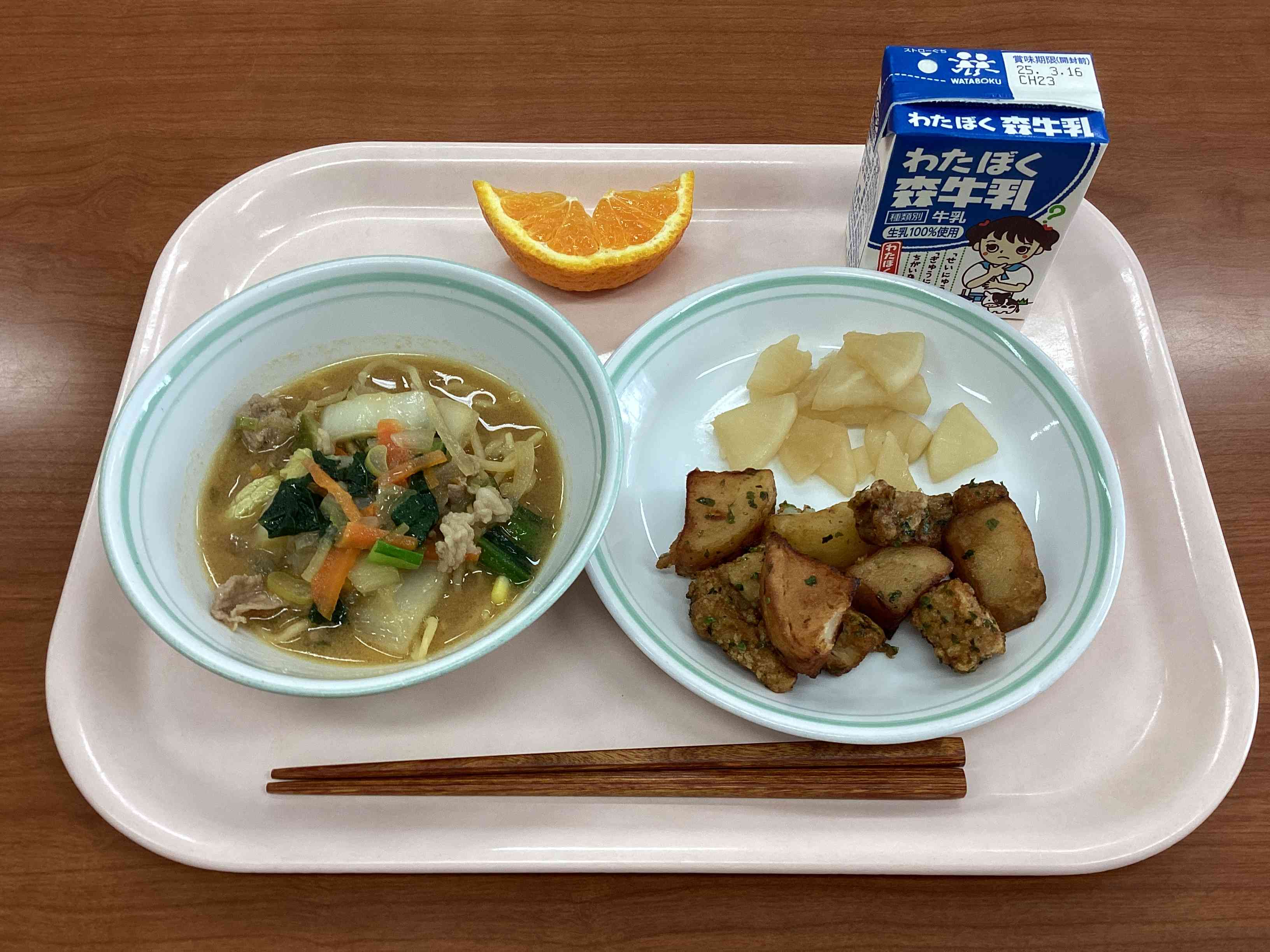 3月10日月曜日給食の写真