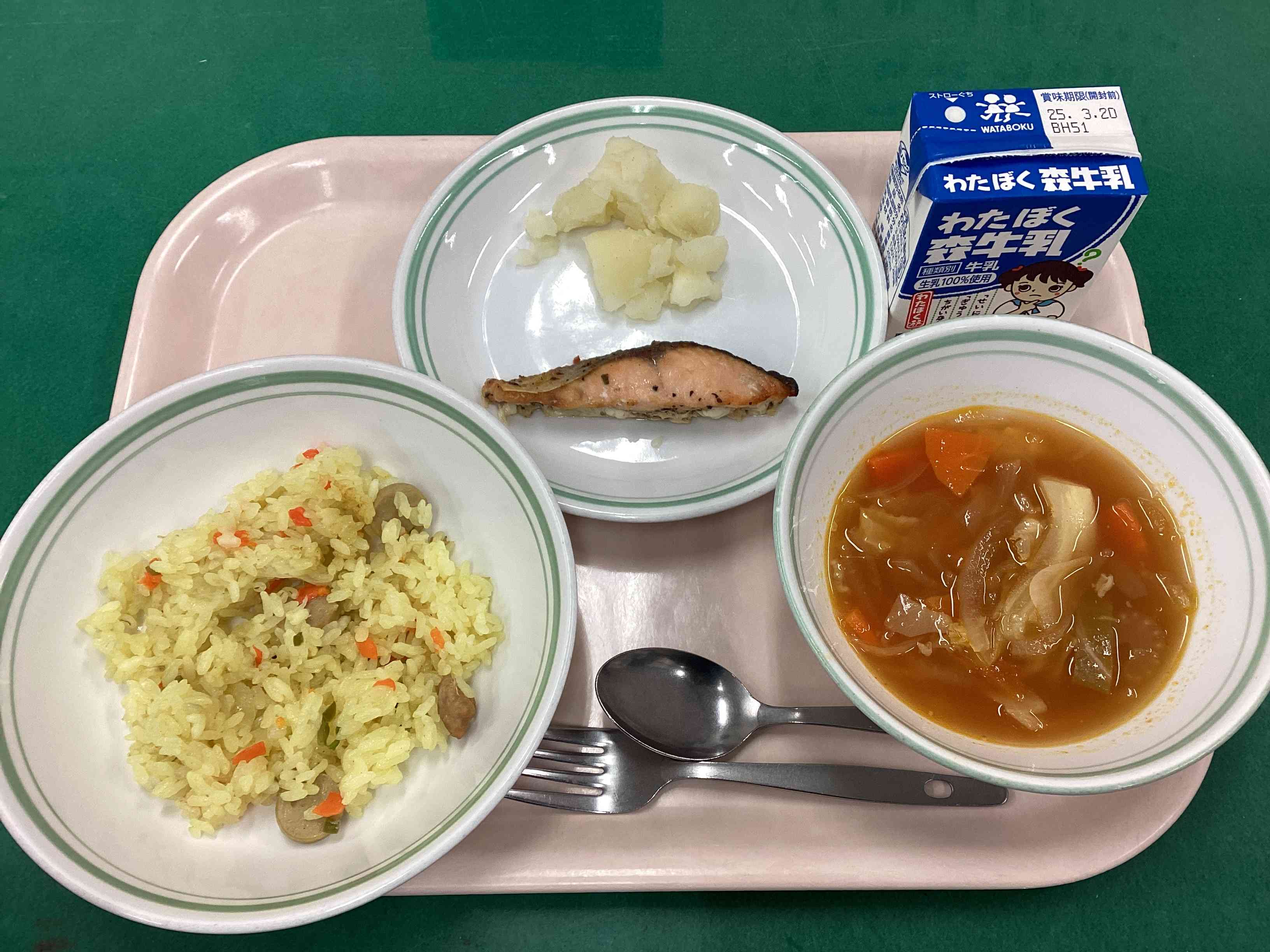 3月12日水曜日給食の写真