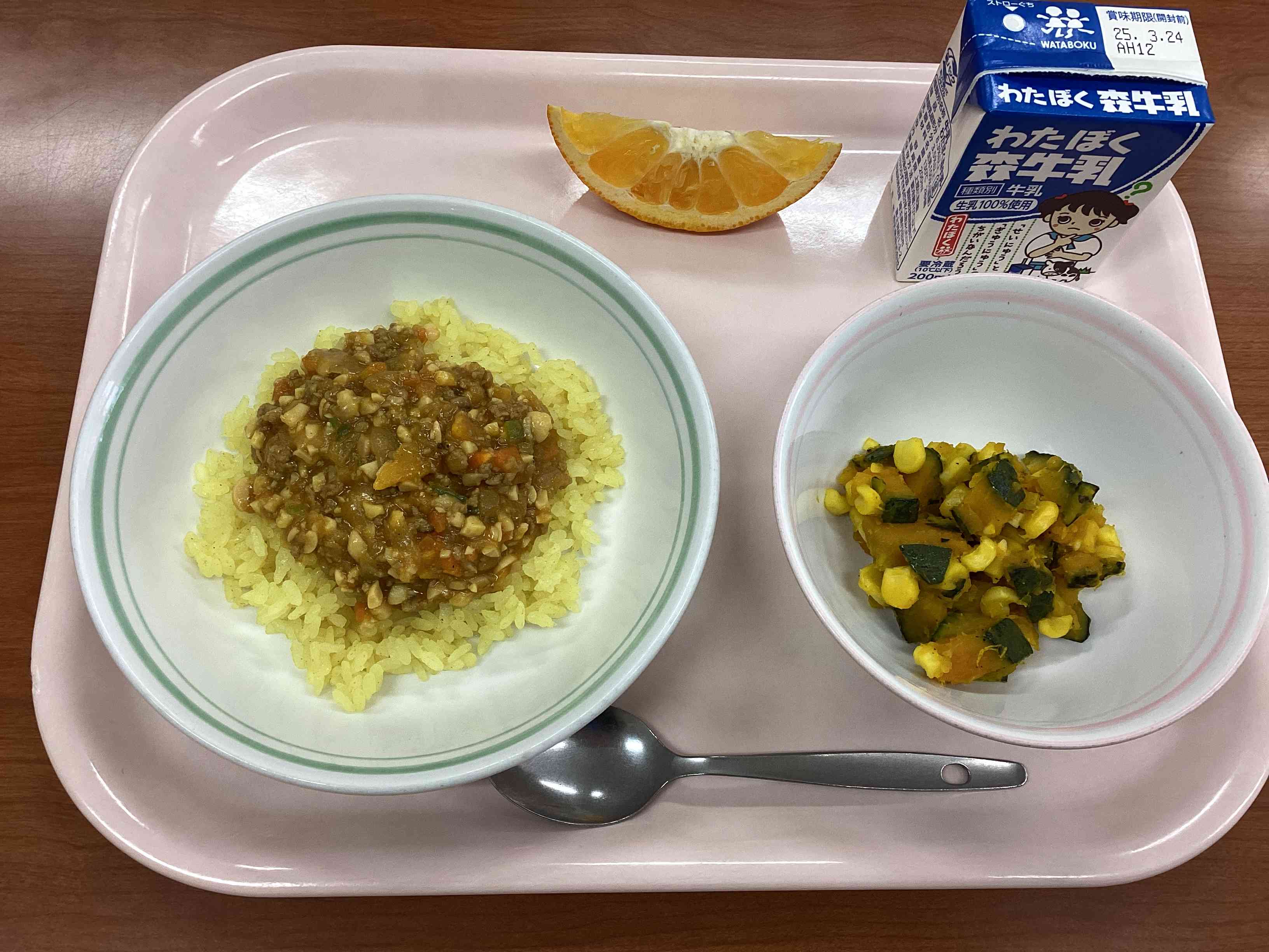 3月18日火曜日給食の写真
