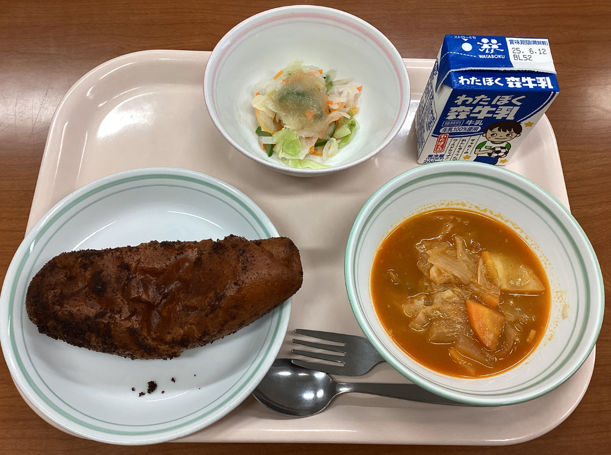 6月4日水曜日給食の写真