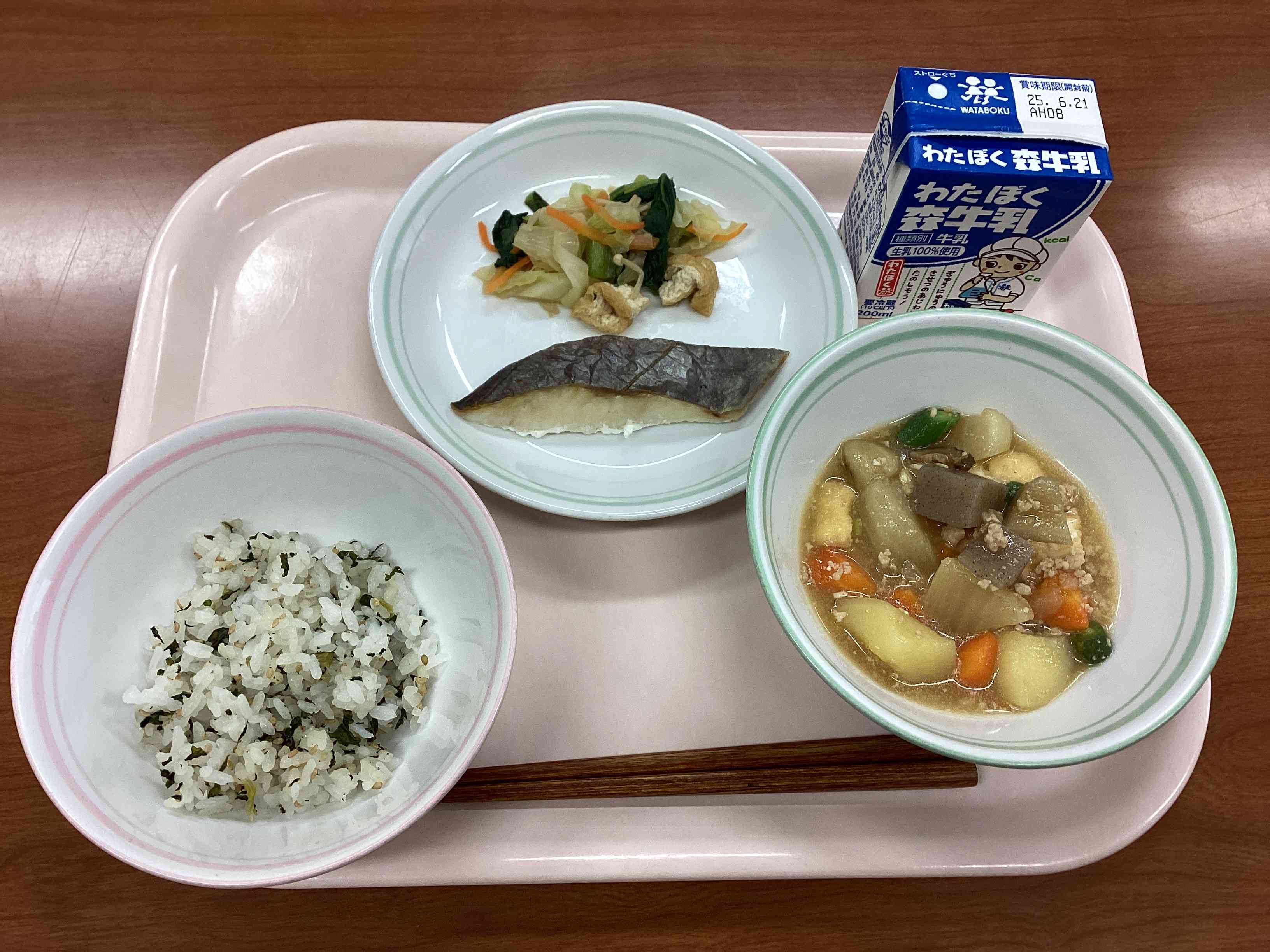 6月13日金曜日給食の写真