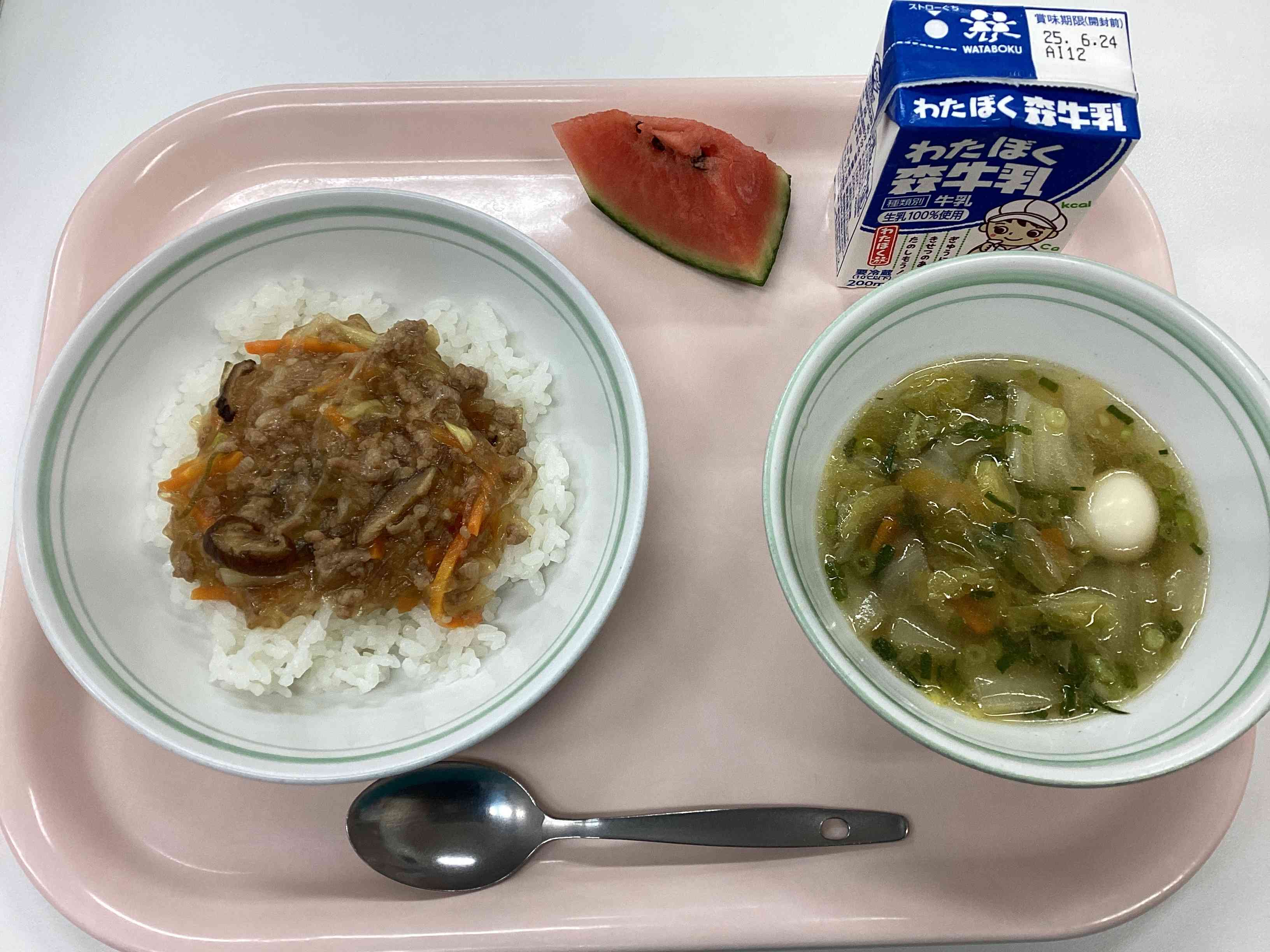 6月17日火曜日給食の写真
