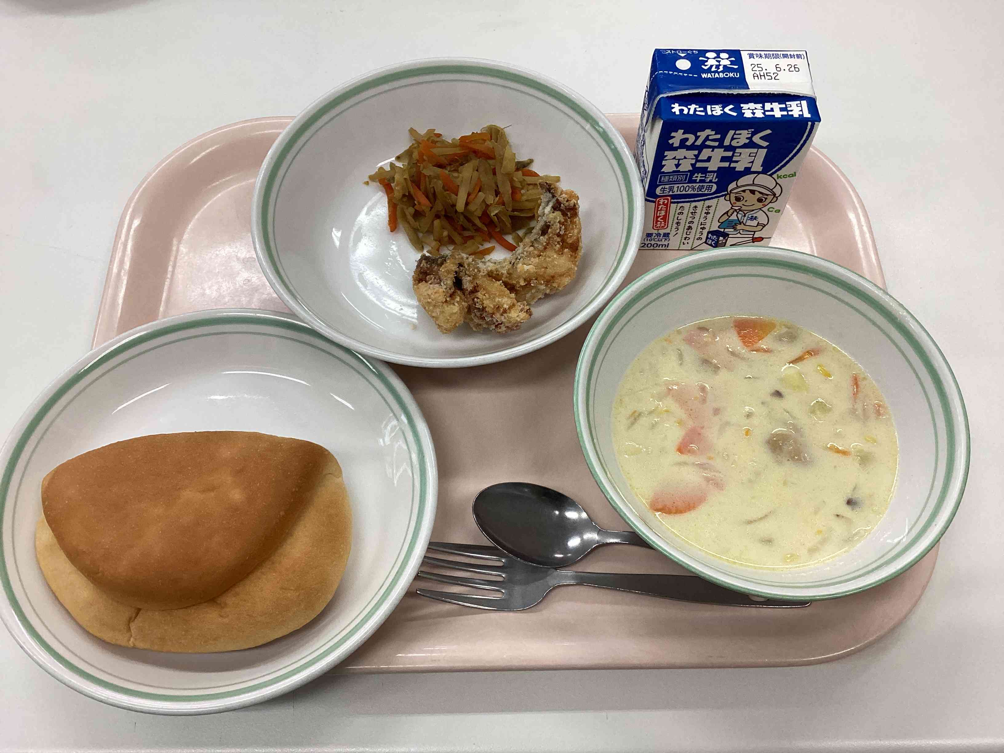 6月18日水曜日今日の給食