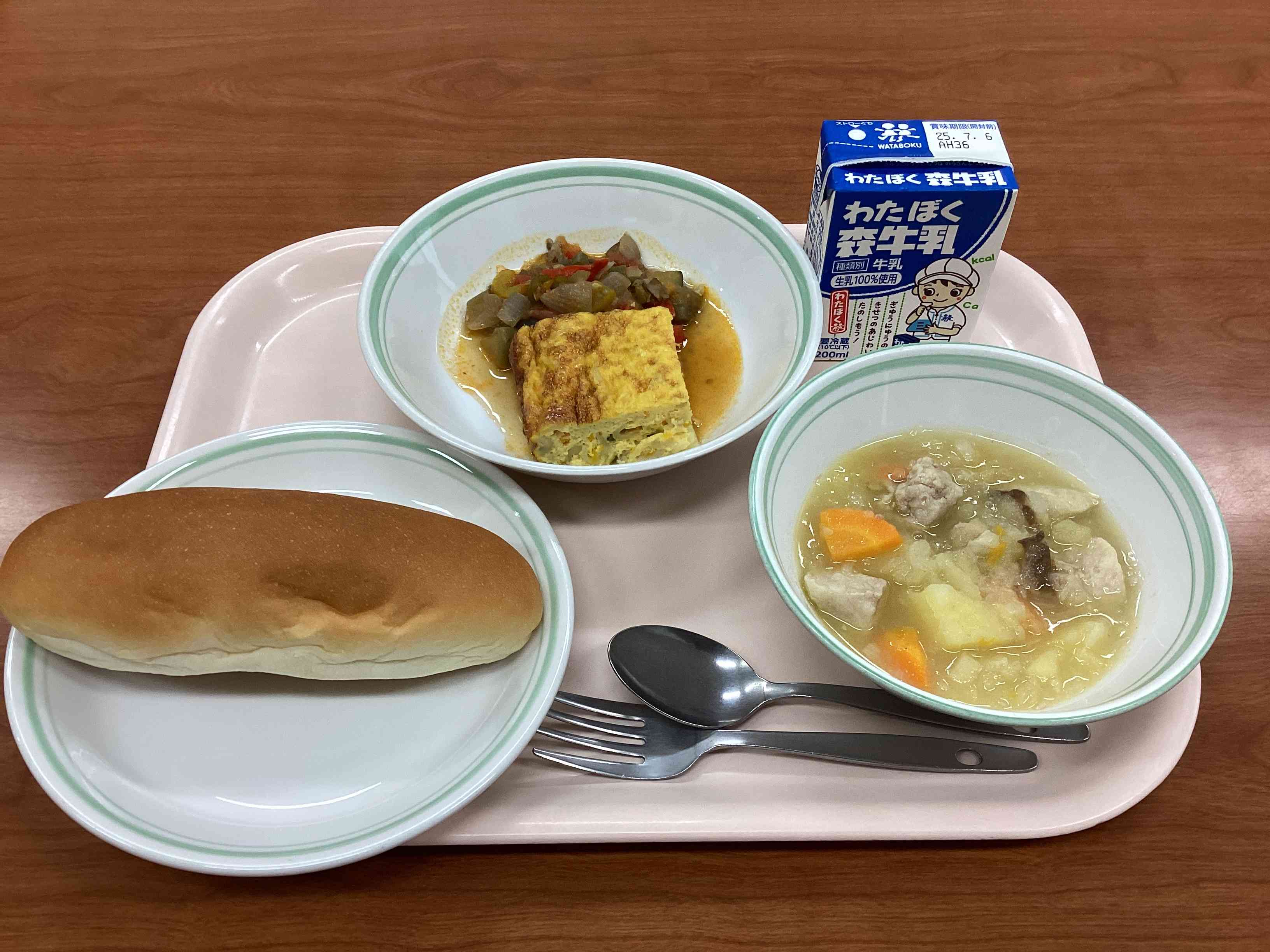 6月30日月曜日今日の給食