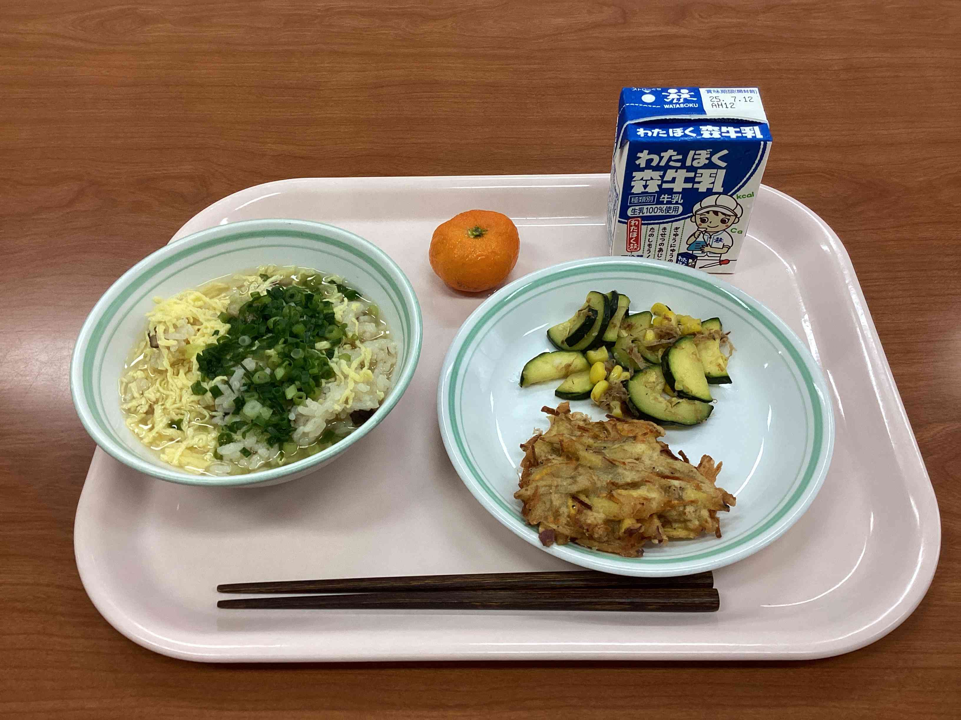 7月４日金曜日今日の給食