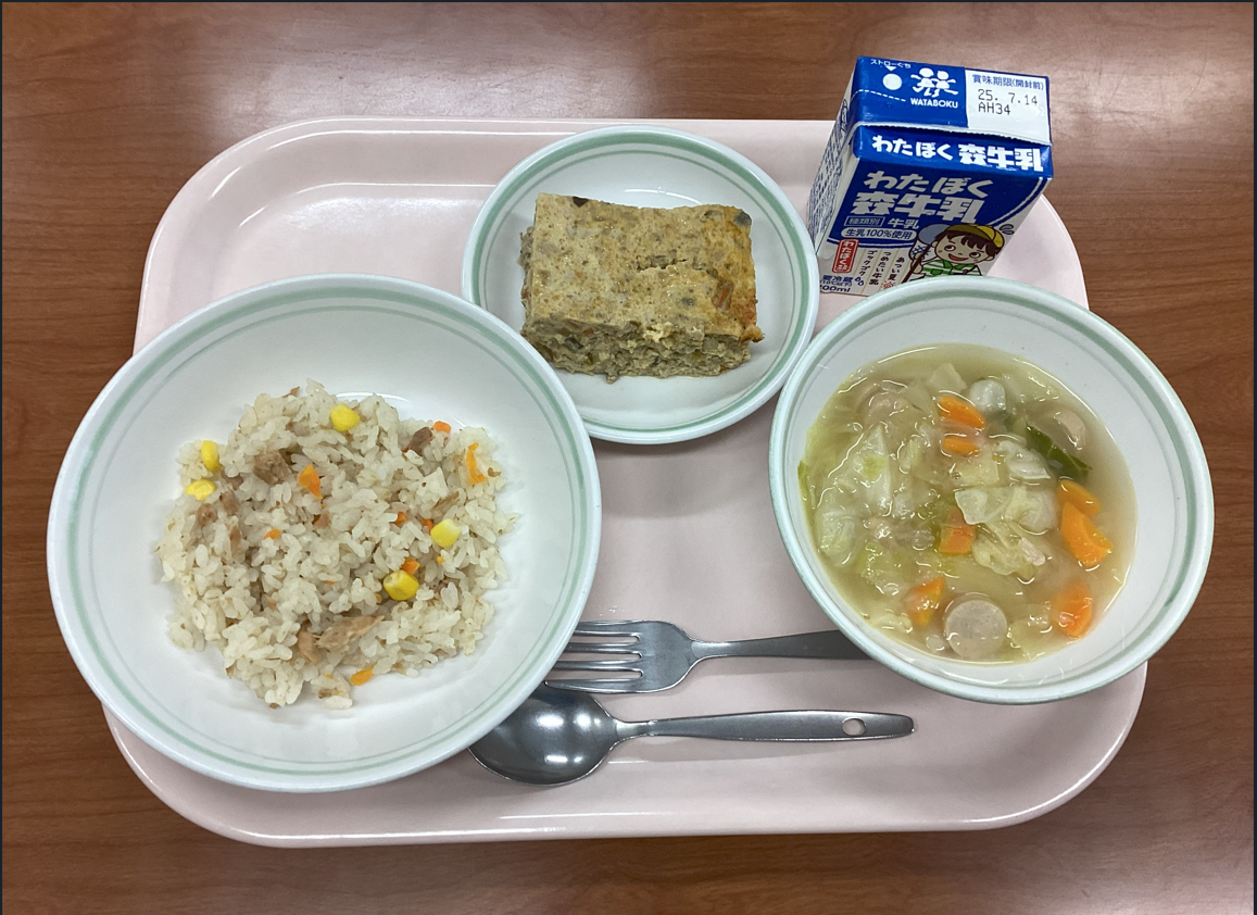 7月8日火曜日給食の写真