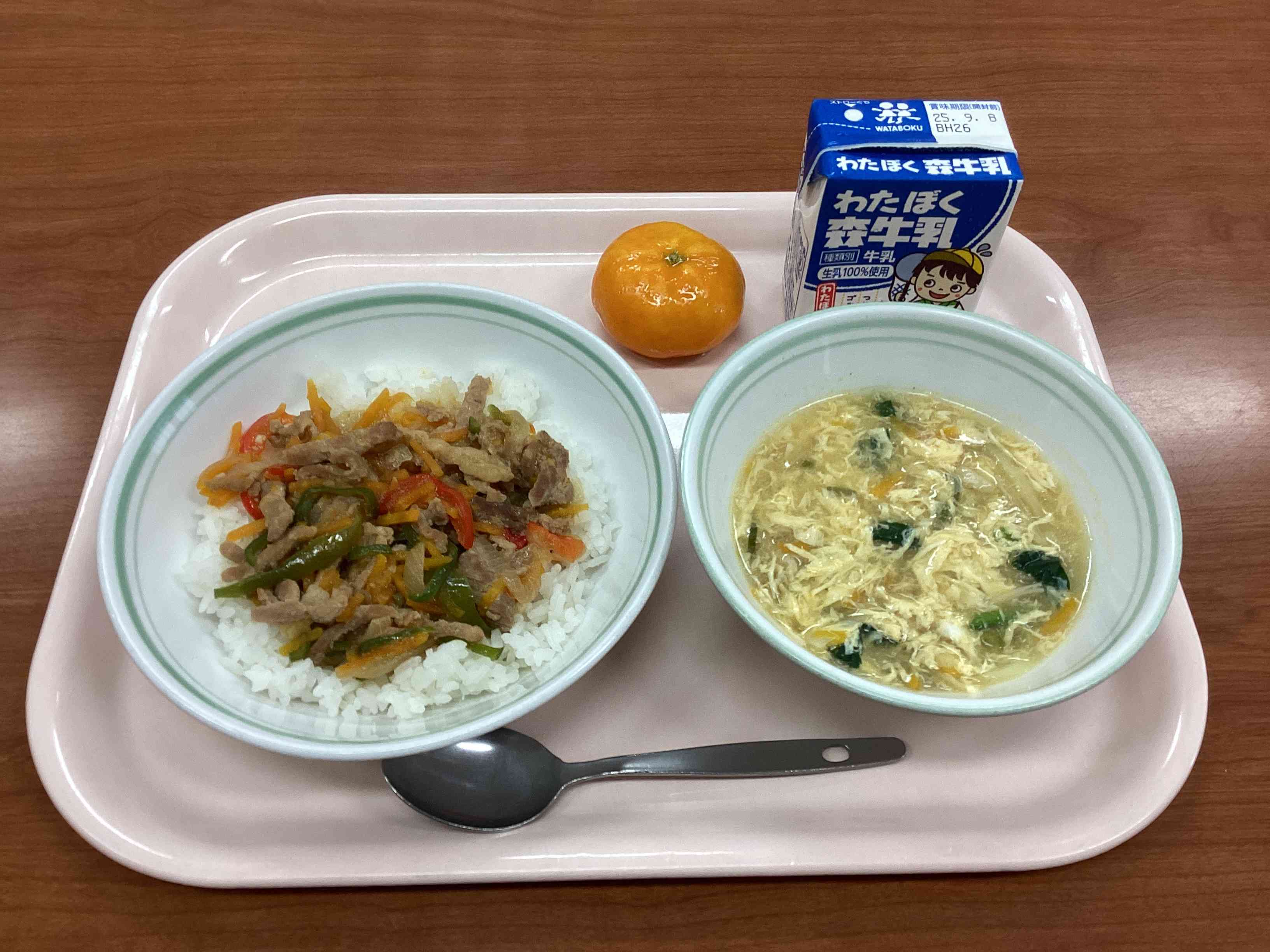 9月2日火曜日給食の写真