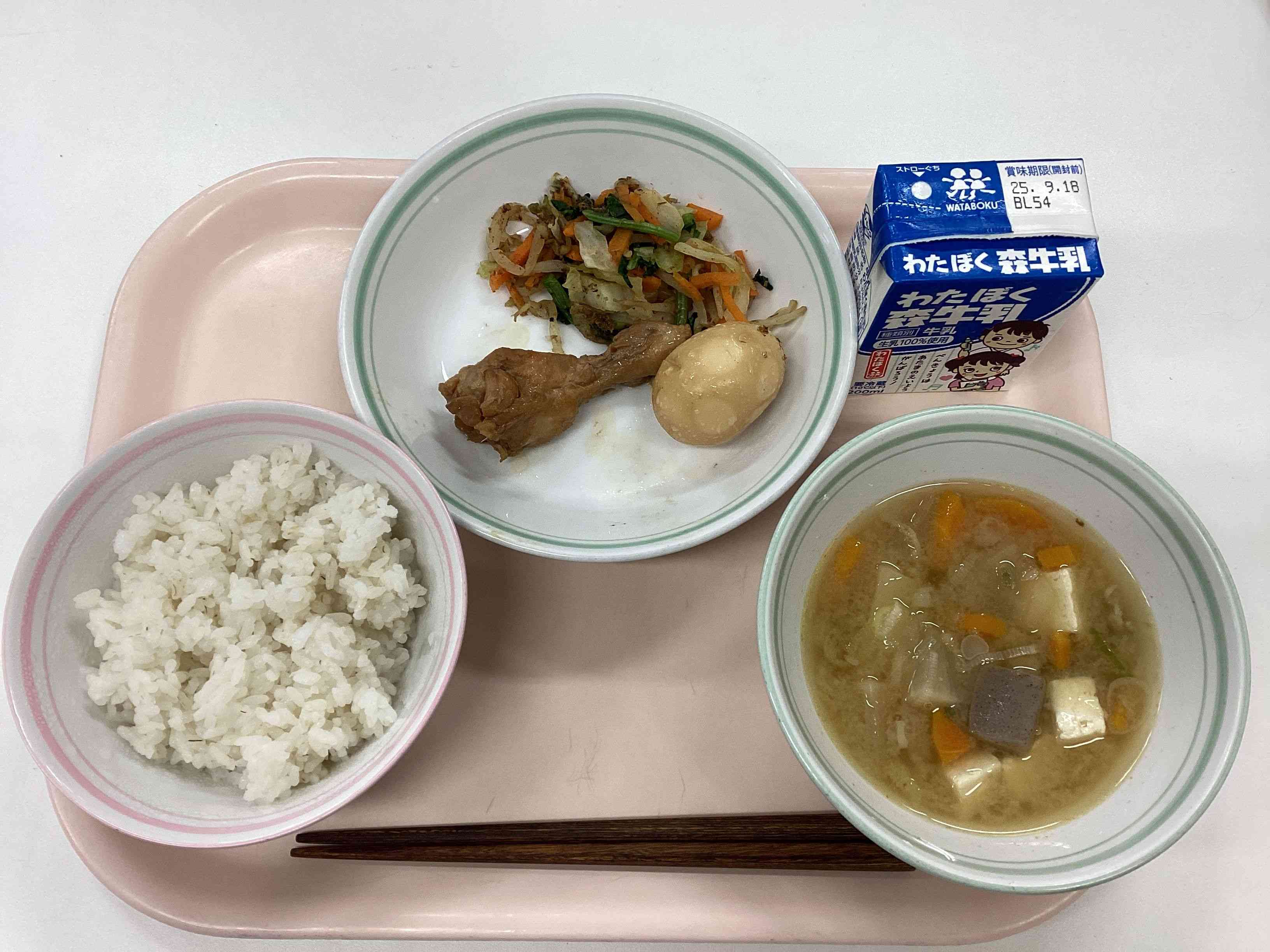 9月10日水曜日給食の写真