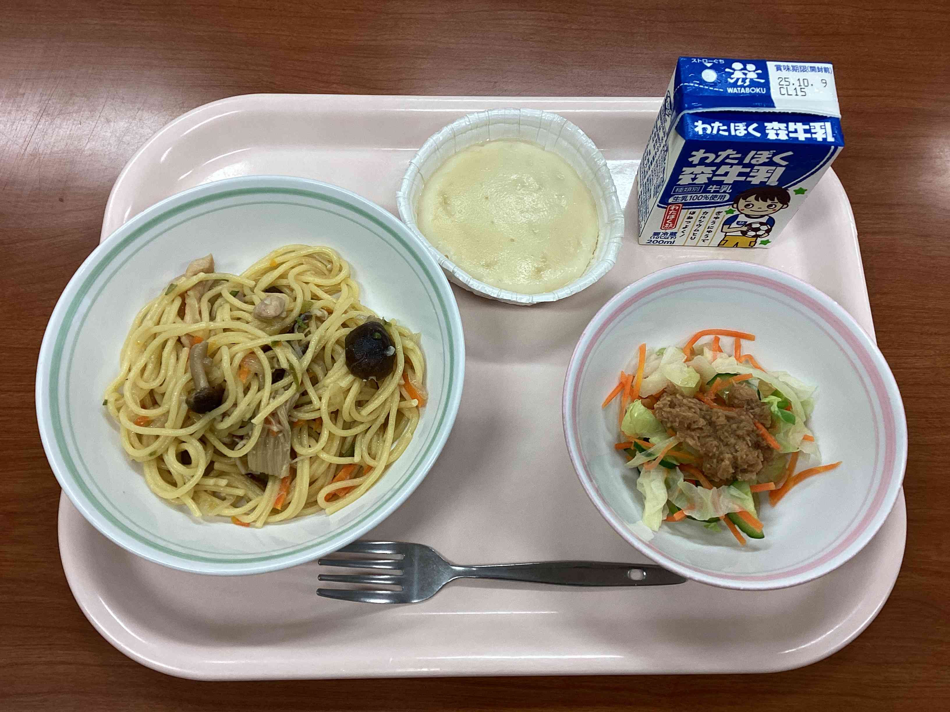 10月1日水曜日給食の写真