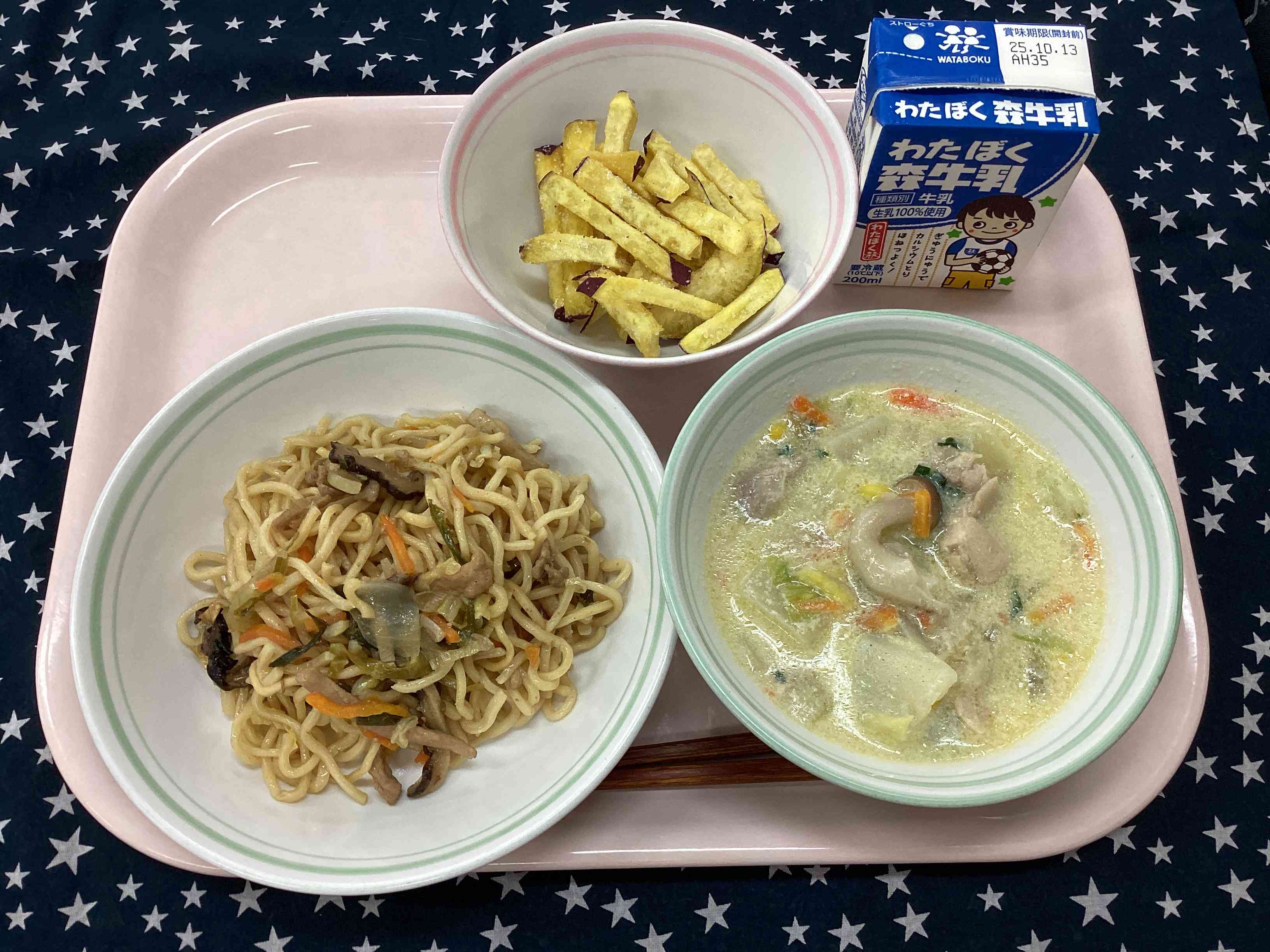 10月7日火曜日給食の写真