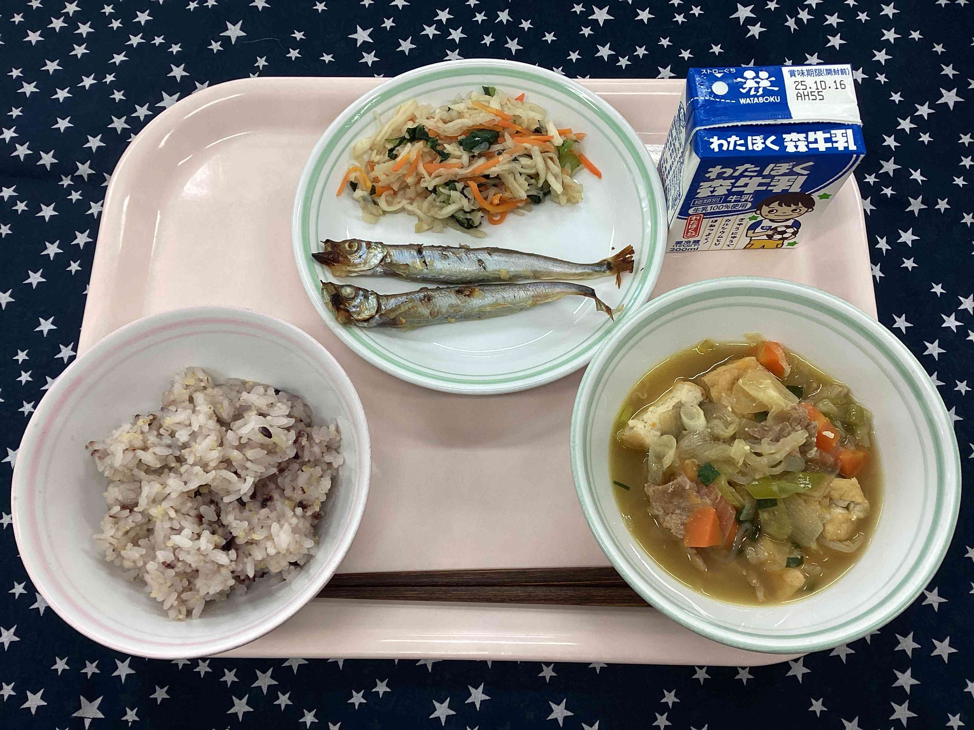 10月8日水曜日給食の写真