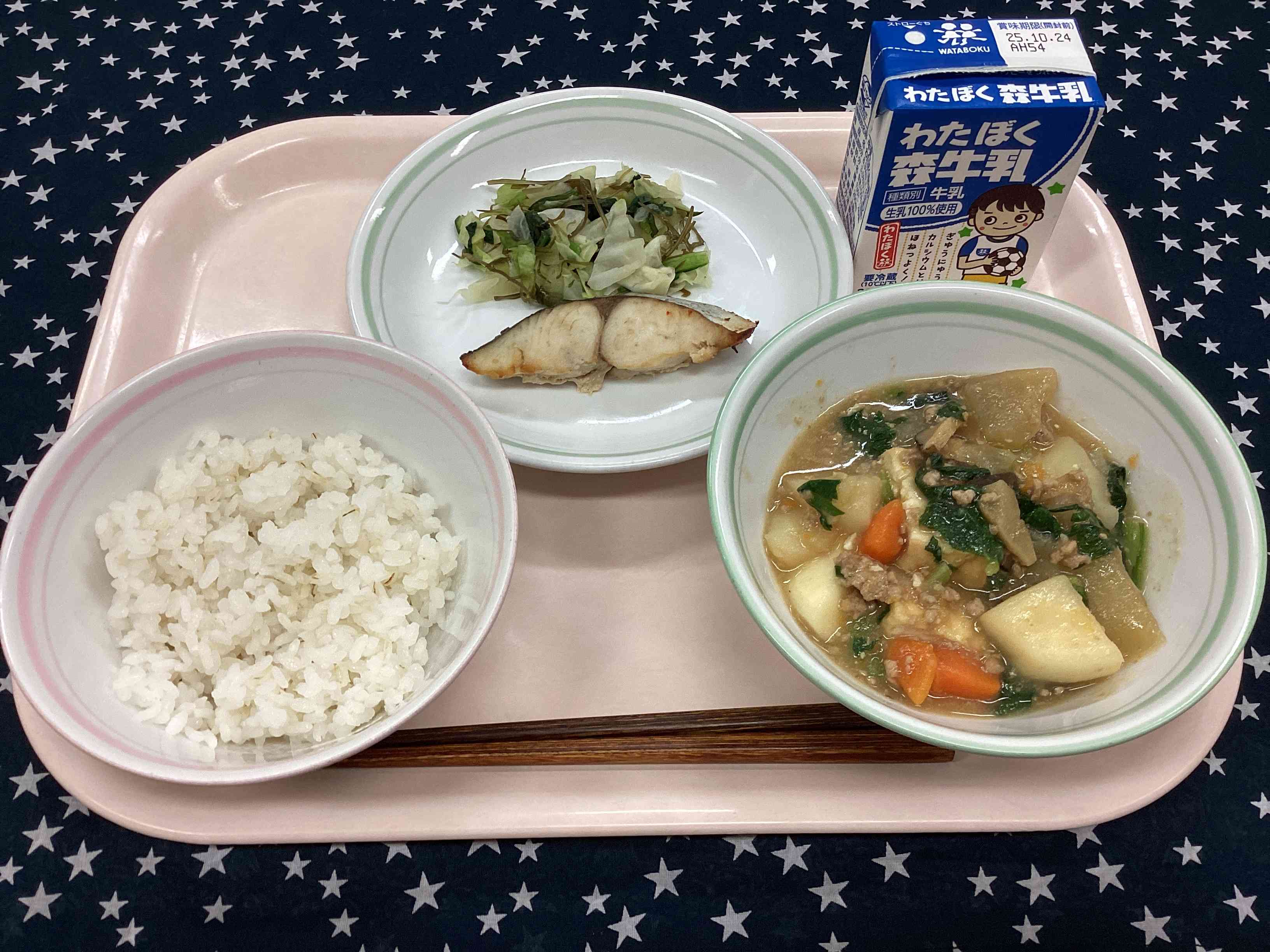 10月16日木曜日給食の写真