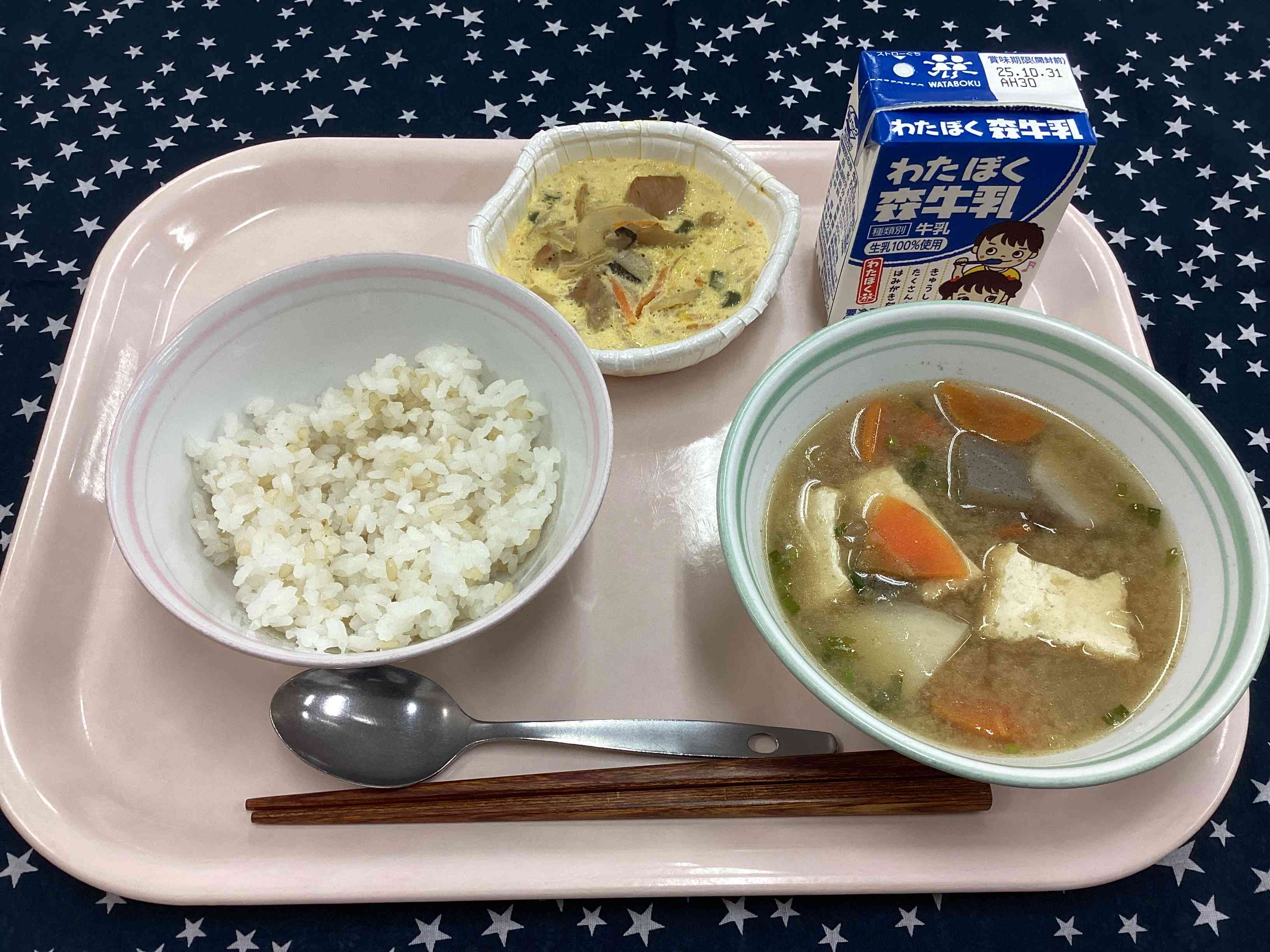 10月23日木曜日給食の写真