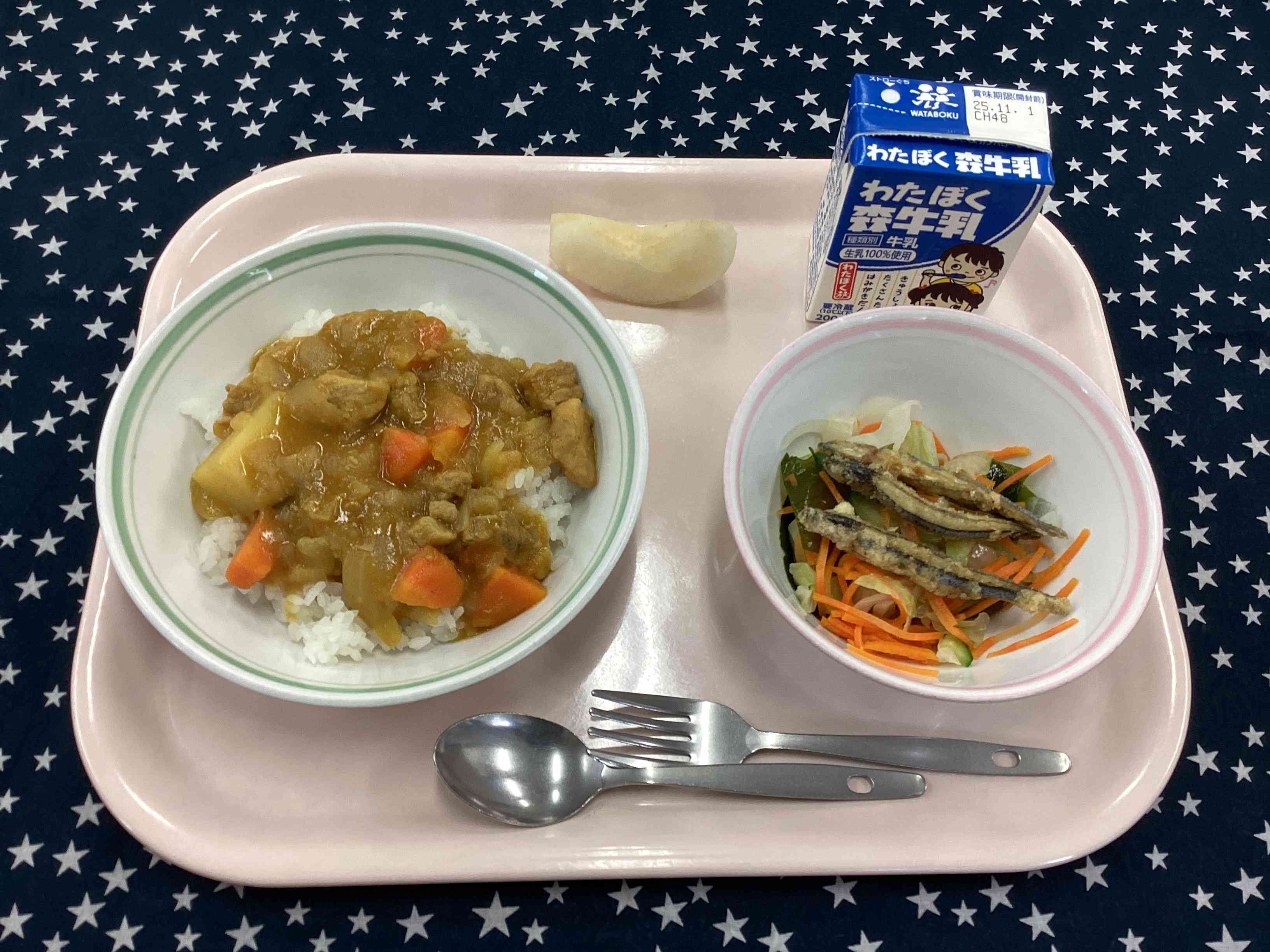 10月24日金曜日給食の写真