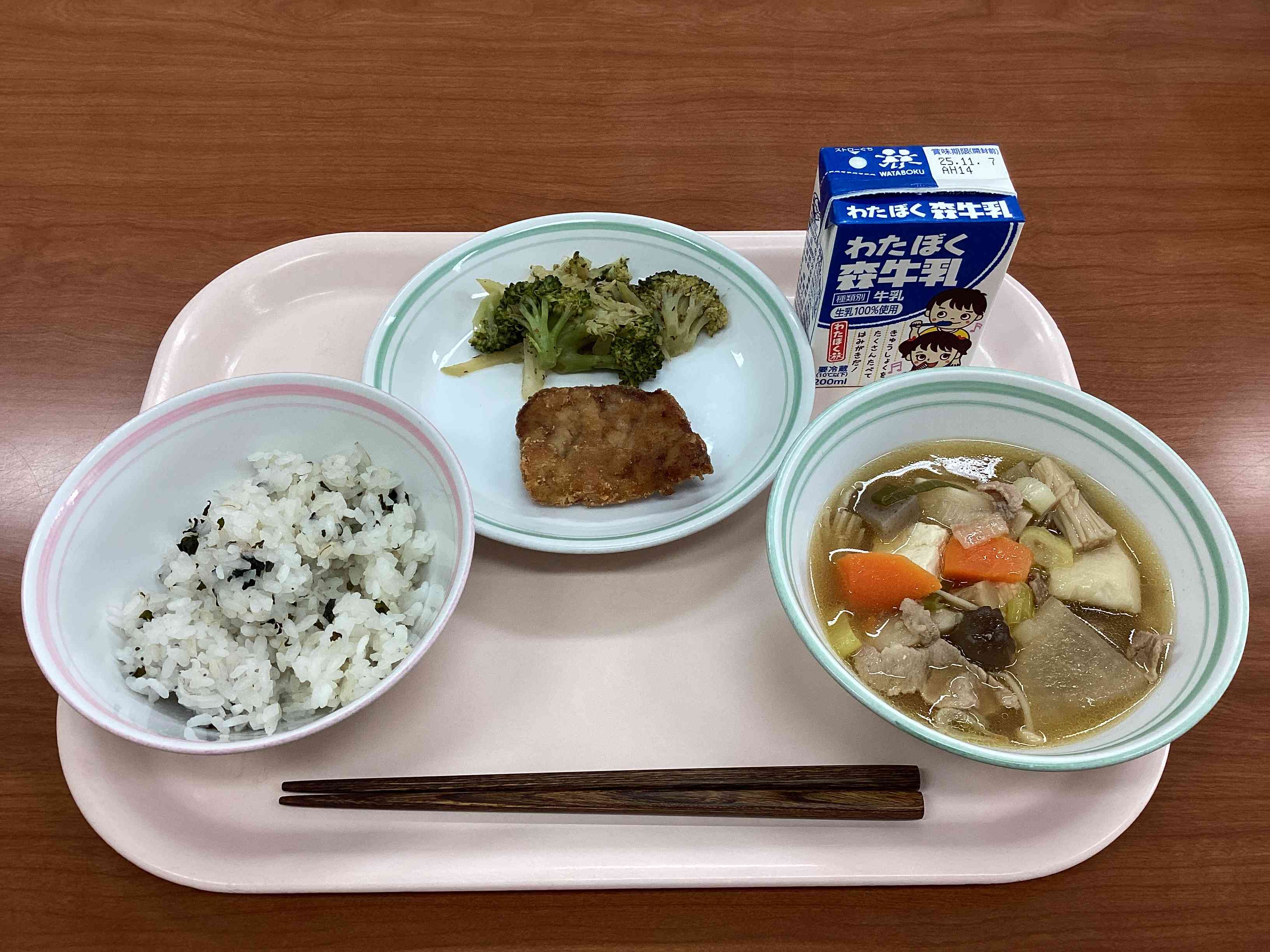 10月30日木曜日給食の写真