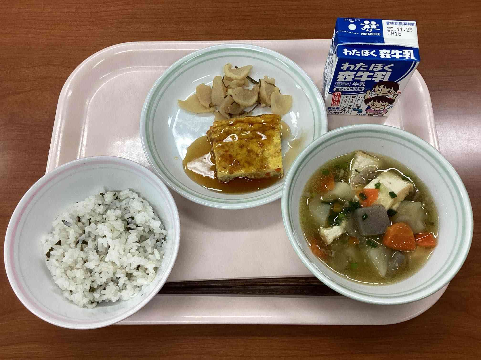 11月21日金曜日給食の写真