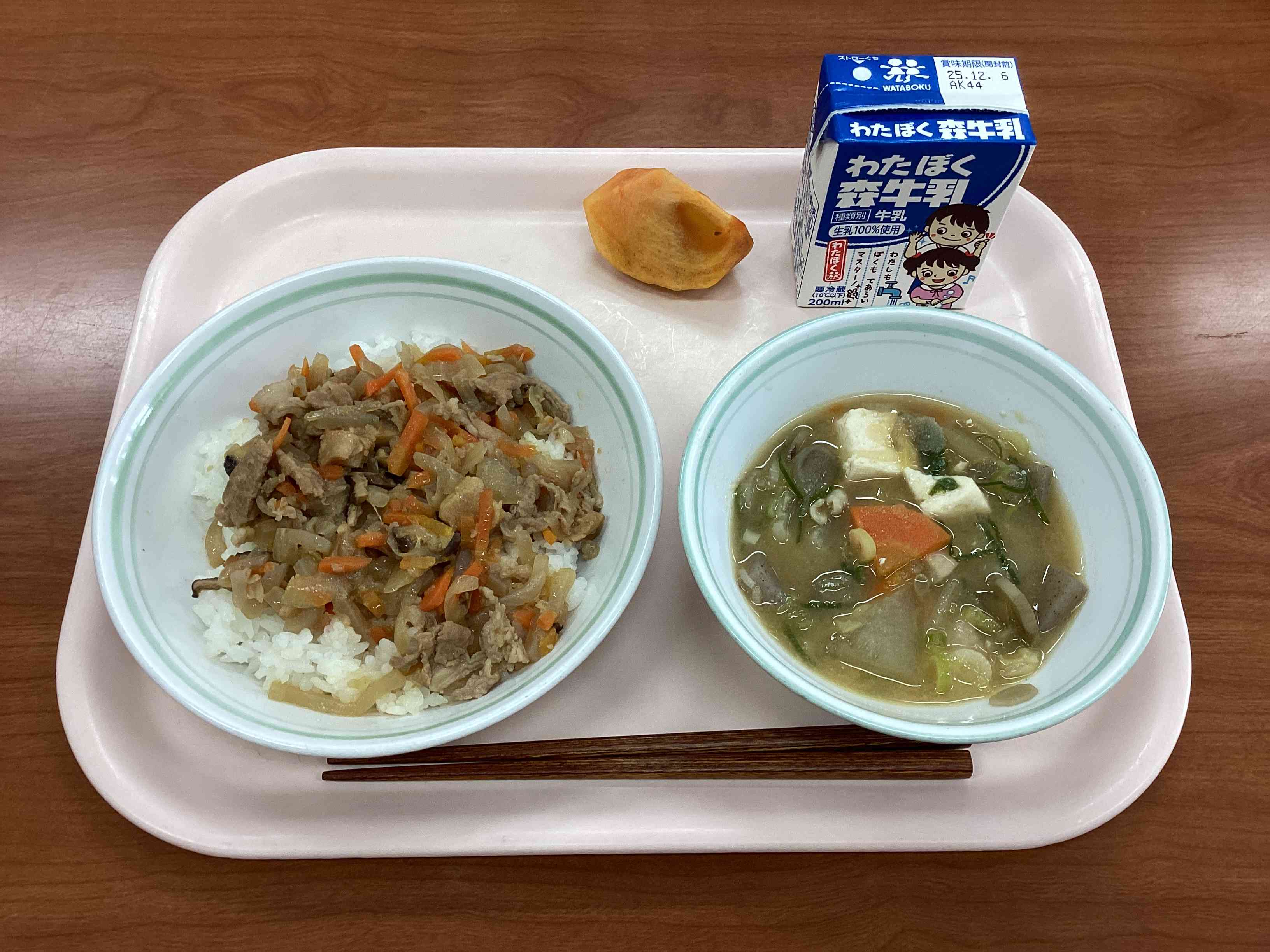 11月28日金曜日給食の写真