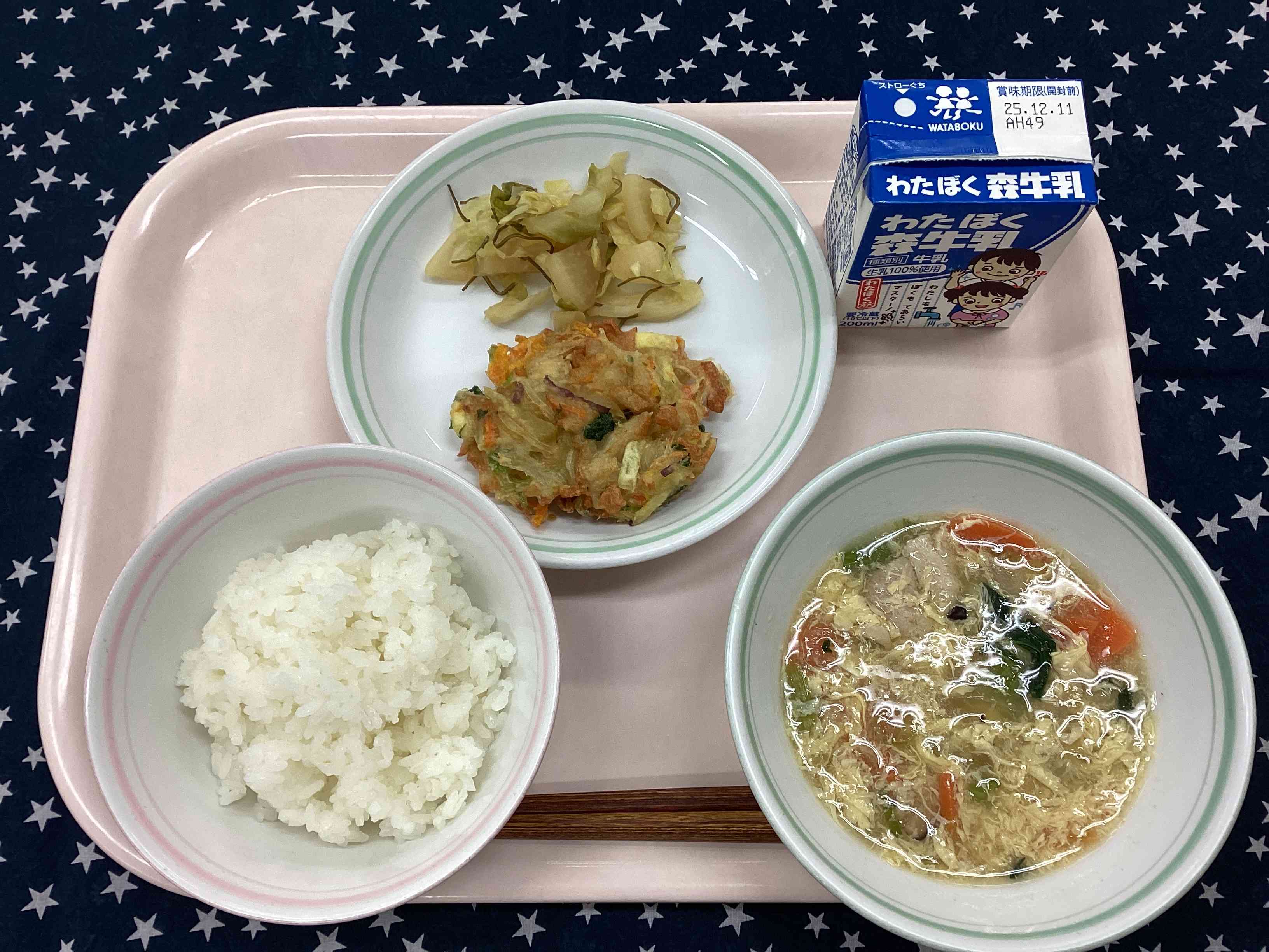 12月3日水曜日給食の写真