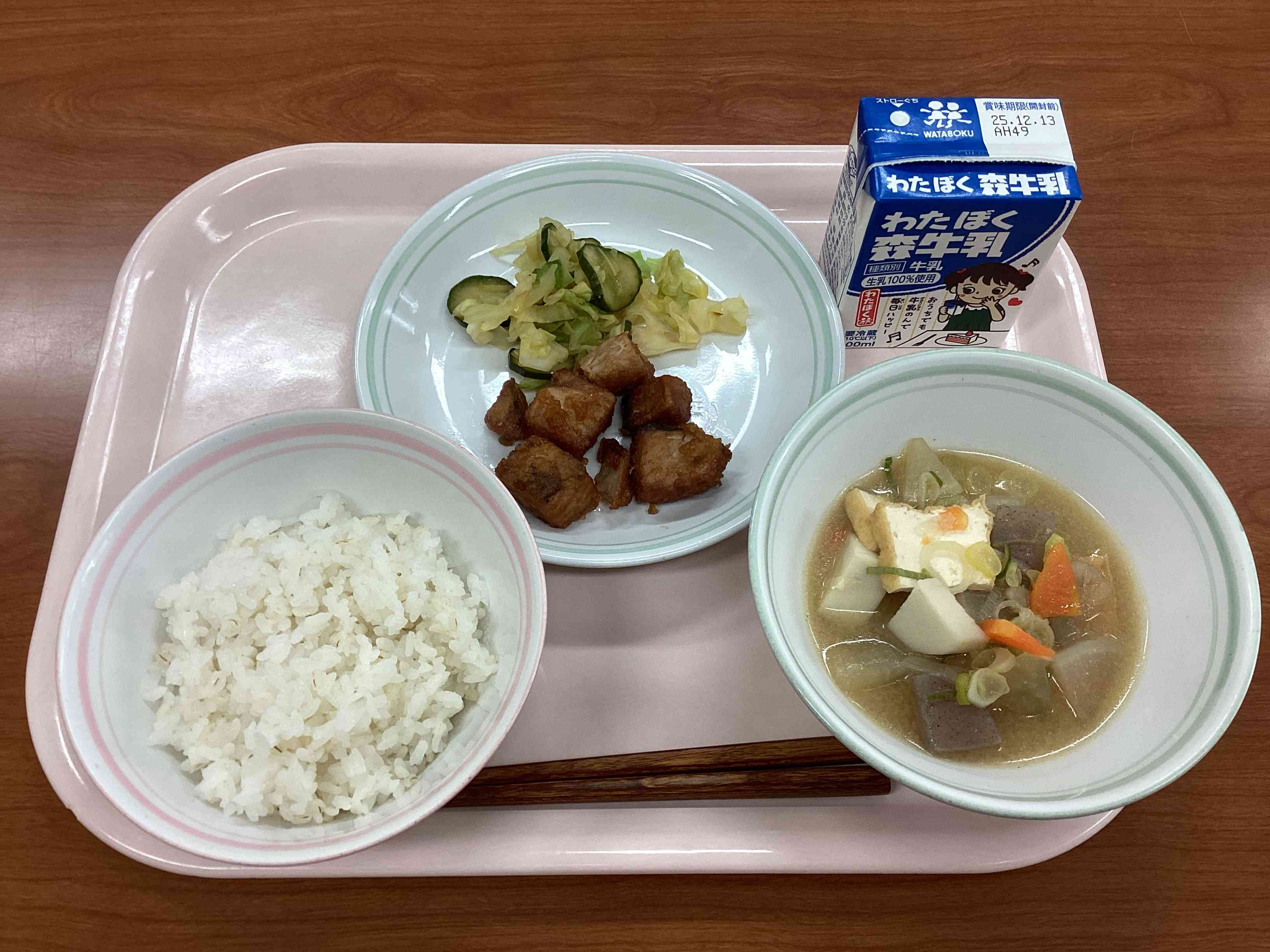 12月5日金曜日給食の写真