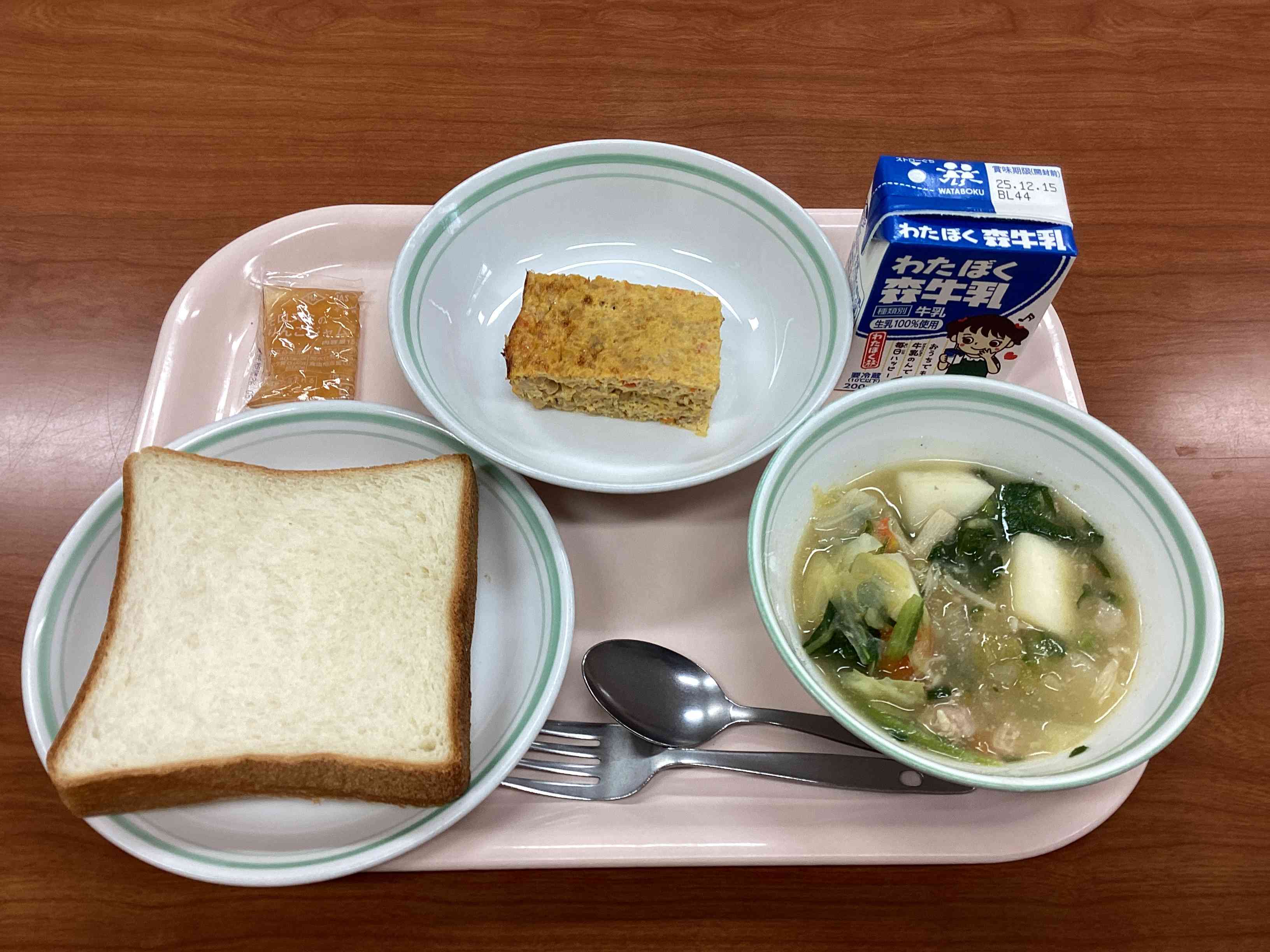 12月9日火曜日給食の写真