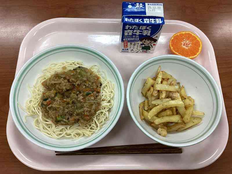12月16日火曜日給食の写真