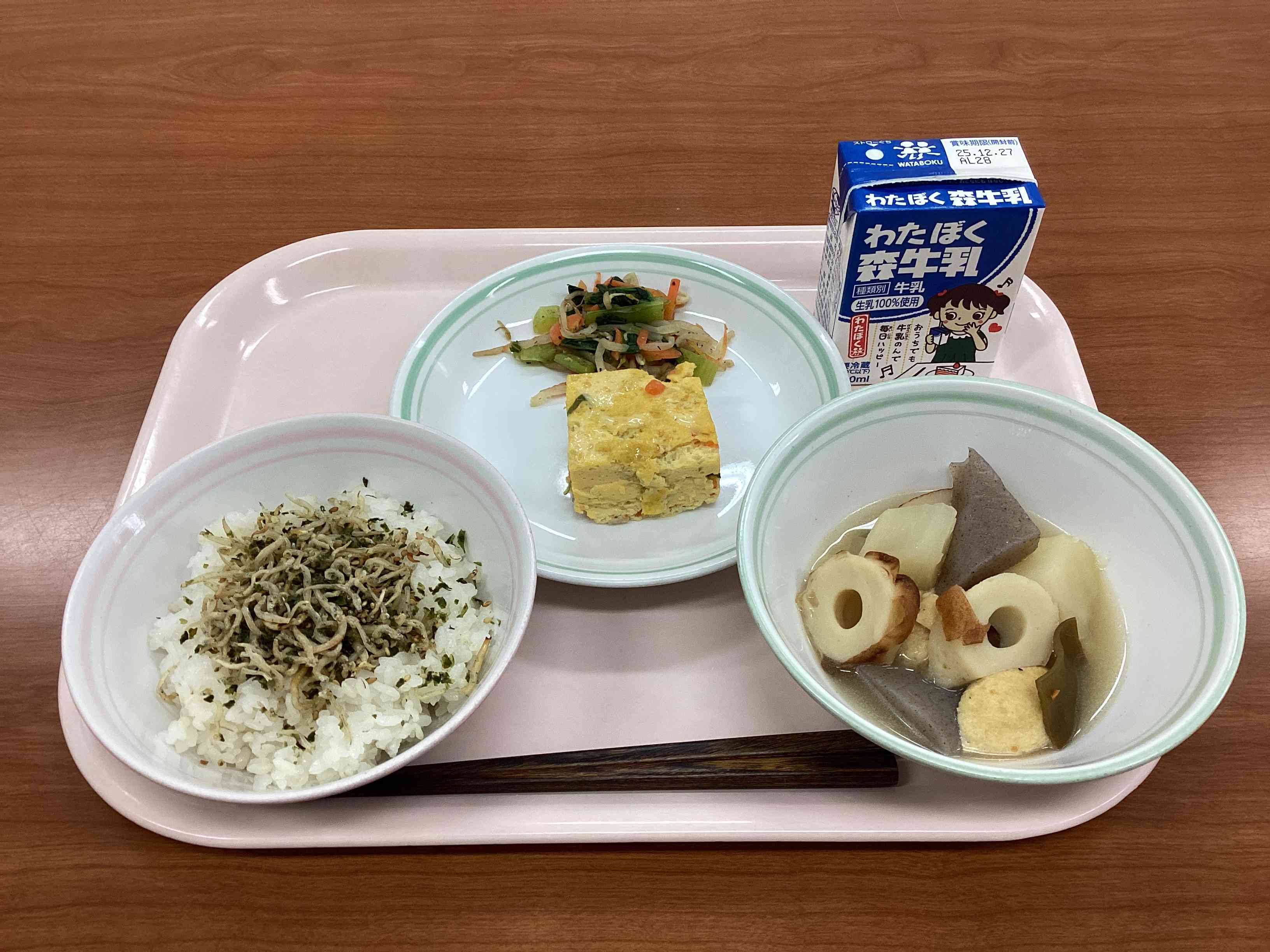 12月19日金曜日給食の写真