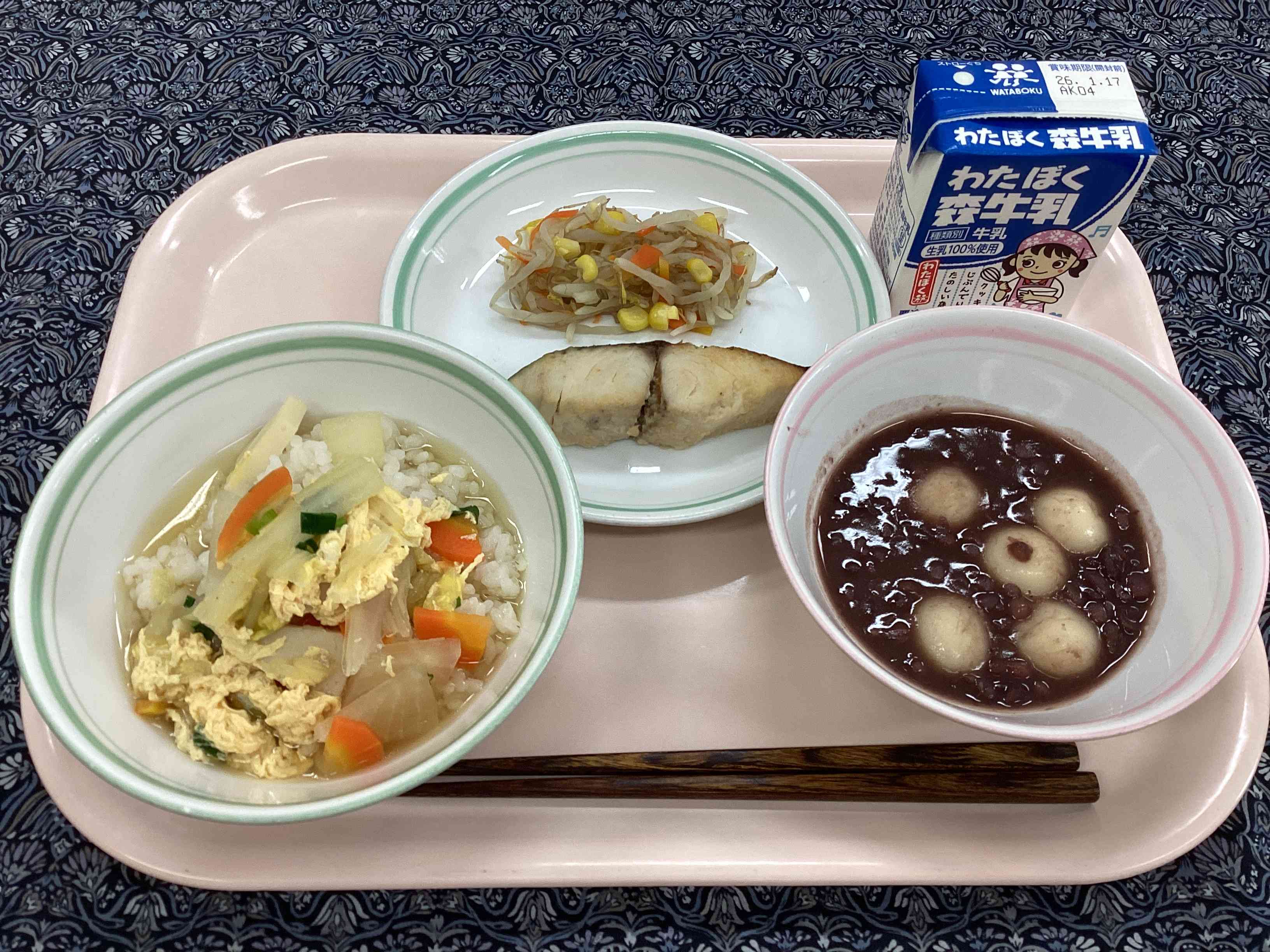 1月9日金曜日給食の写真