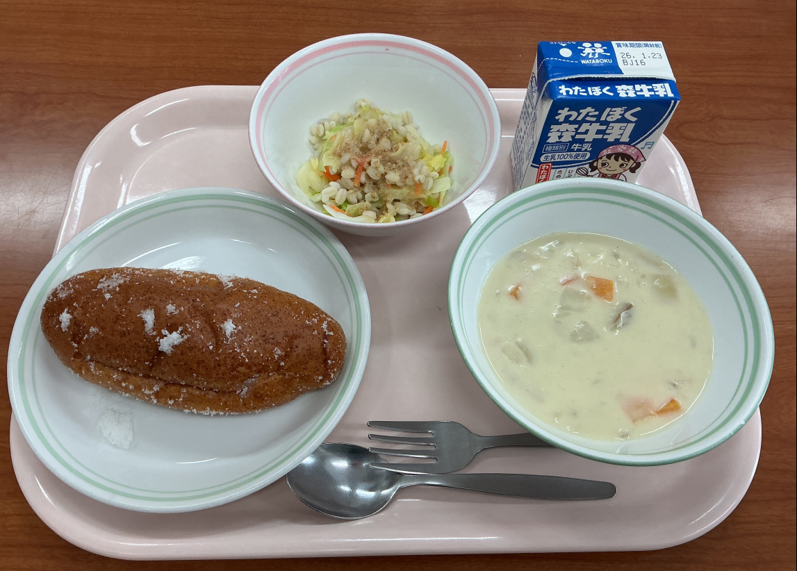 1月15日木曜日給食の写真