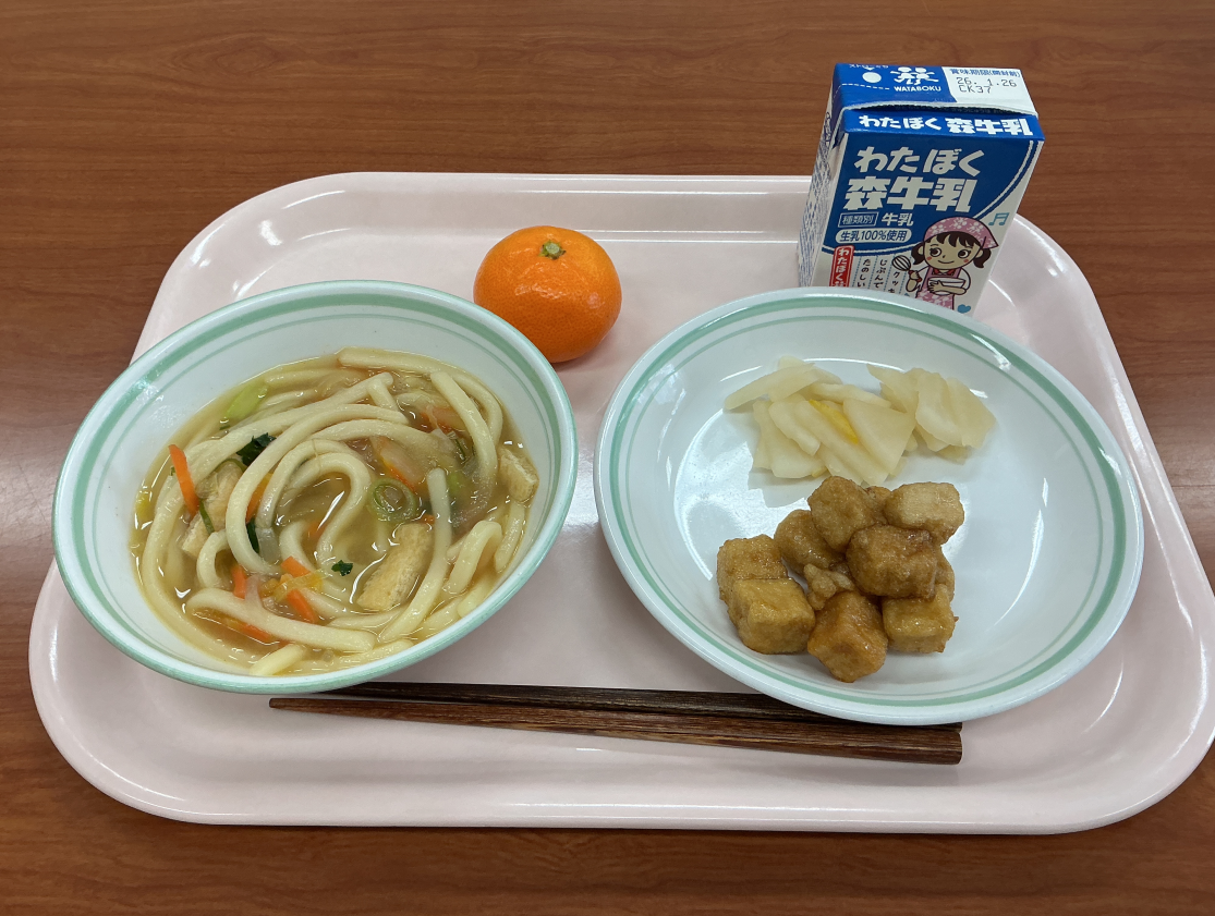 1月19日月曜日給食の写真