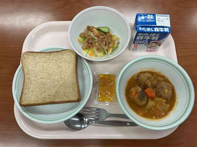 1月21日水曜日給食の写真