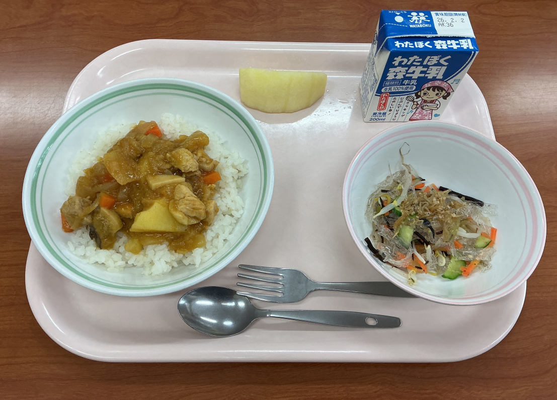 1月26日月曜日給食の写真