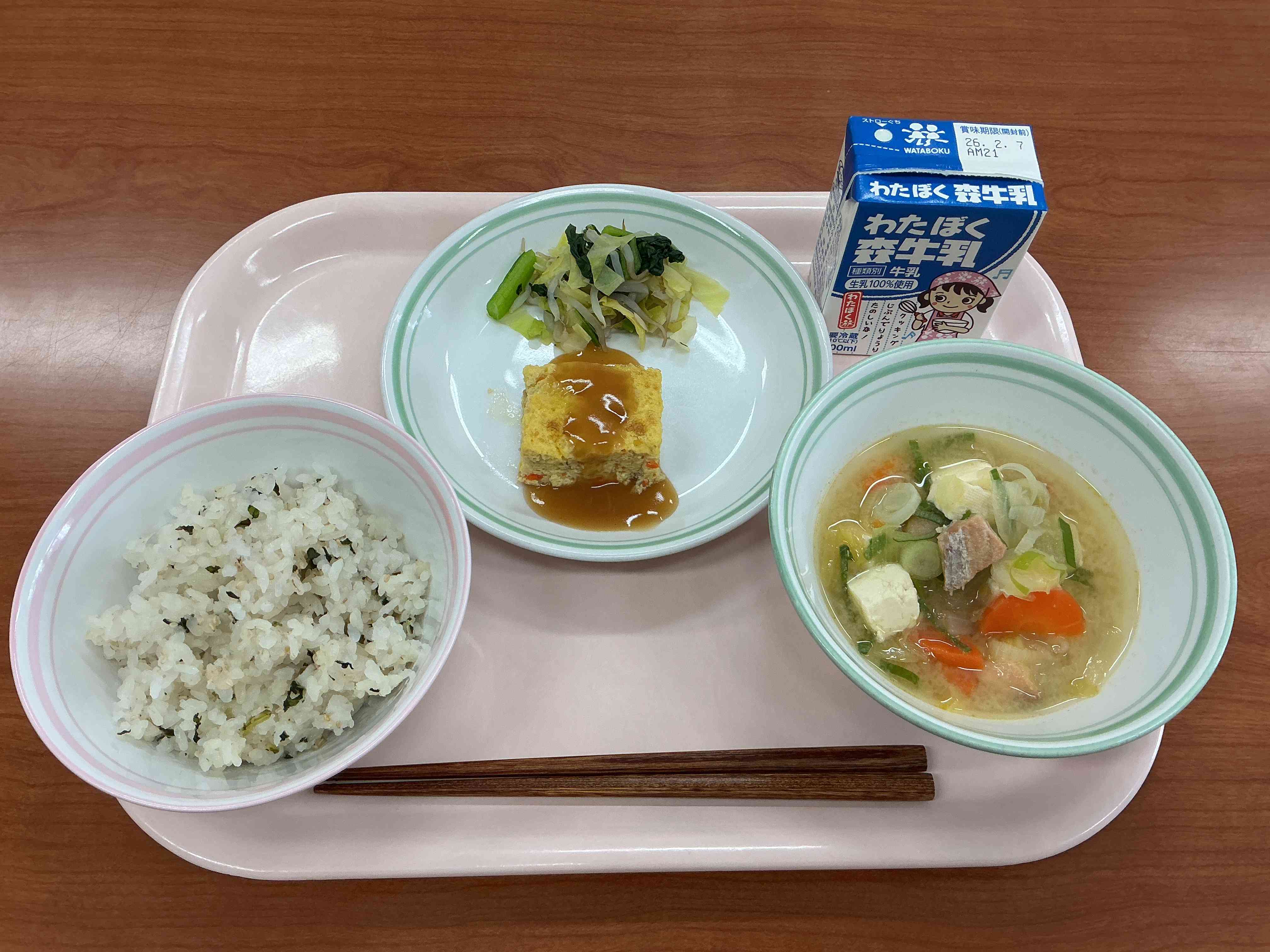 1月29日木曜日給食の写真