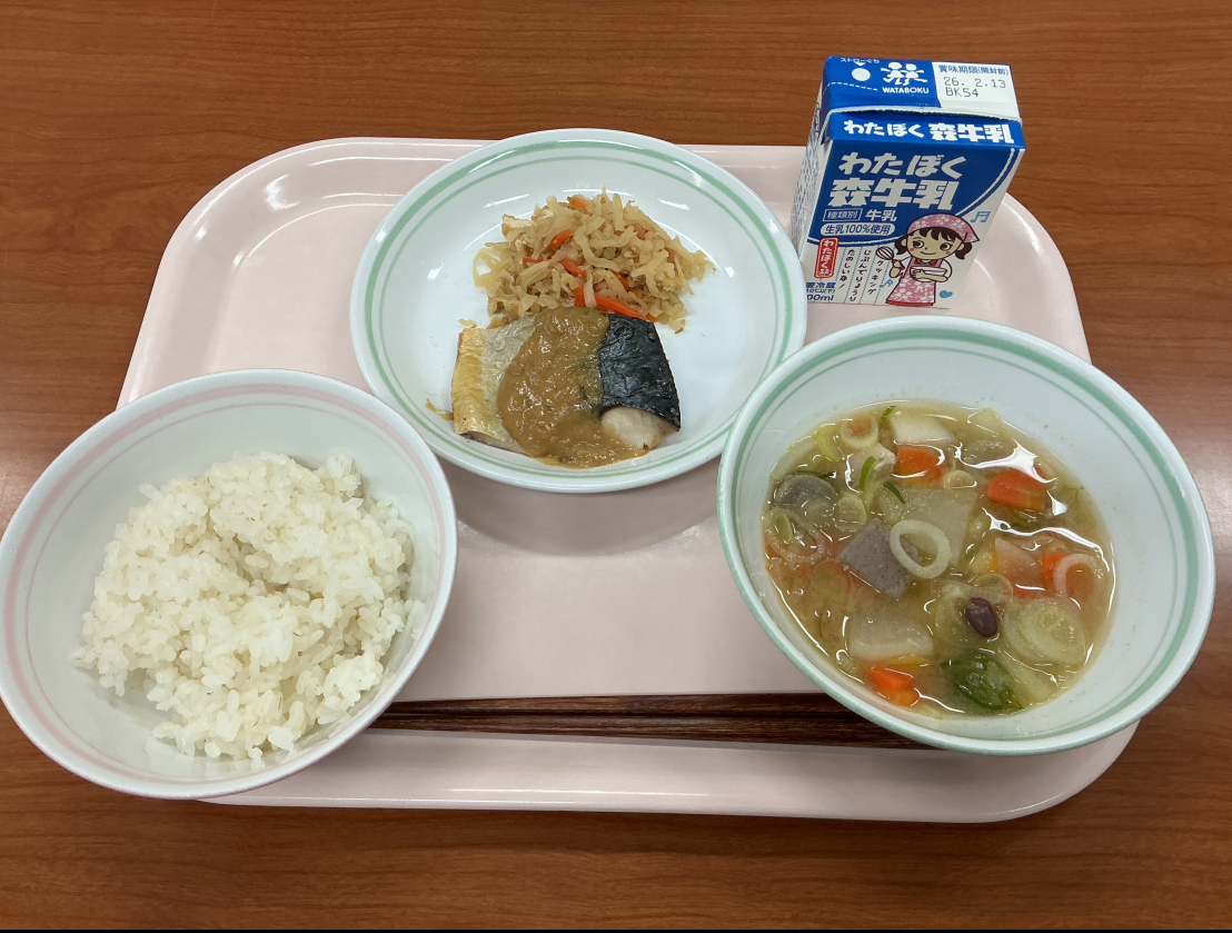 2月6日金曜日給食の写真