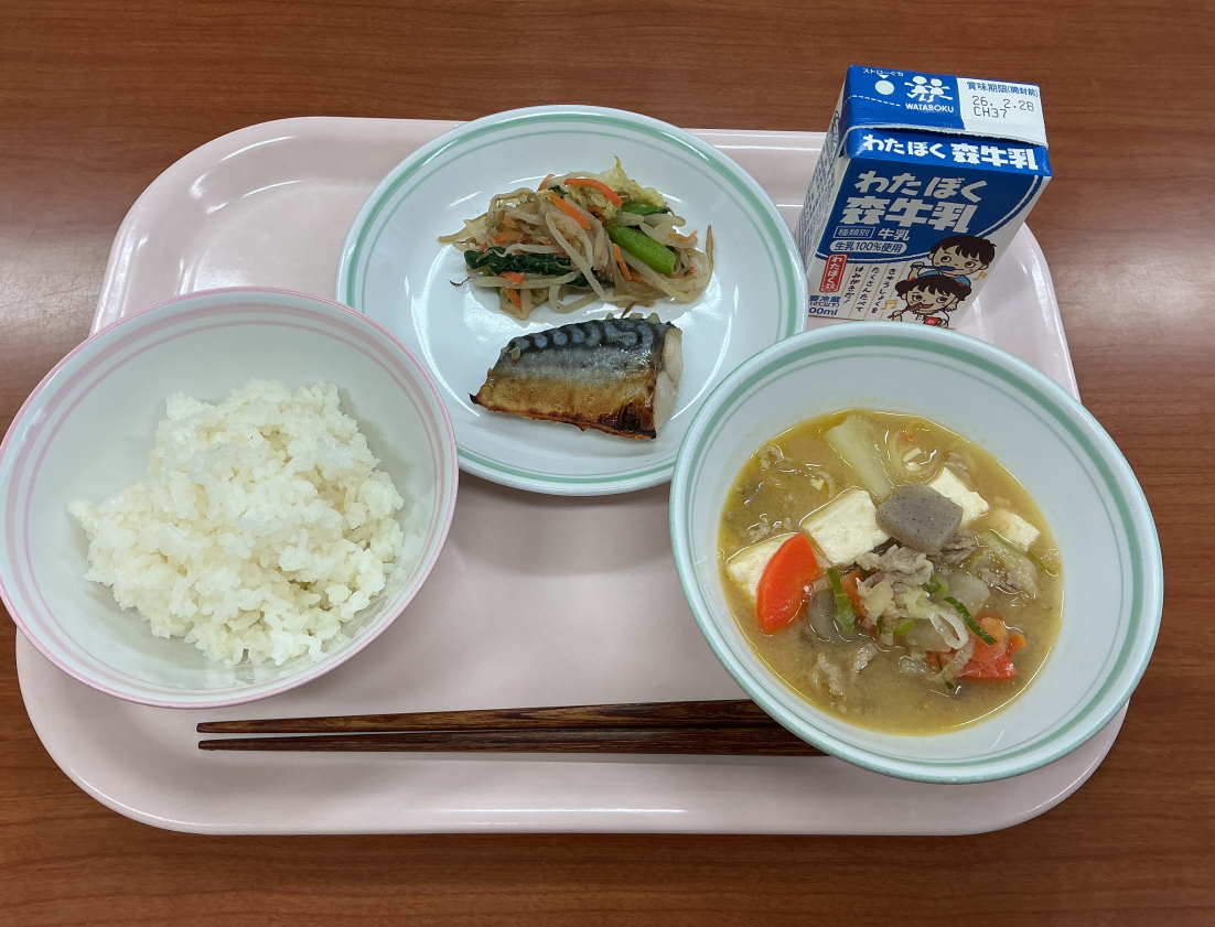２月20日金曜日給食の写真