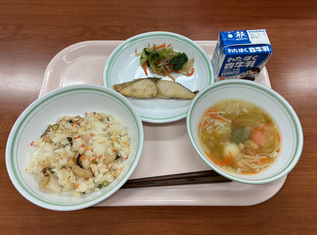 3月3日火曜日給食の写真