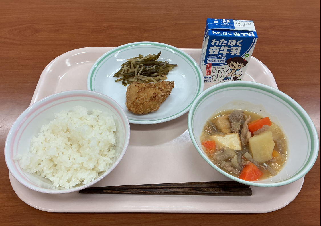 3月16日月曜日給食の写真