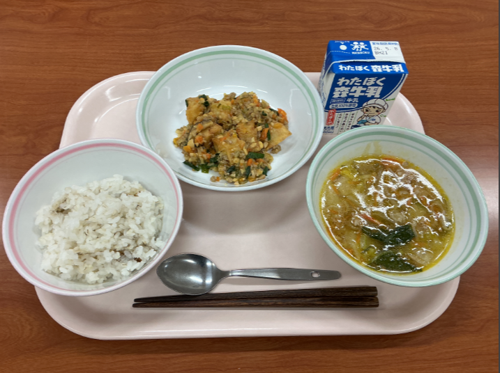 4月30日木曜日給食の写真
