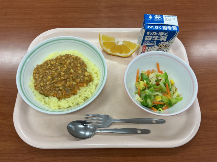 5月7日木曜日給食の写真