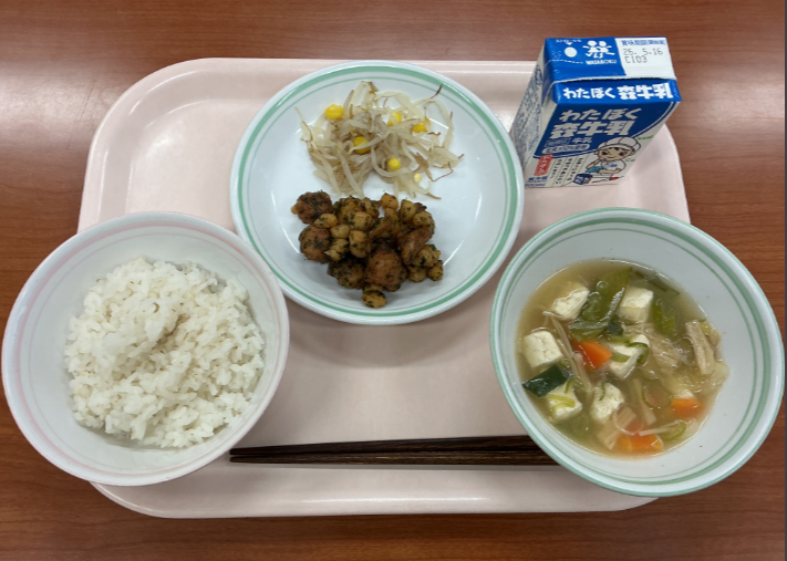 5月8日金曜日給食の写真