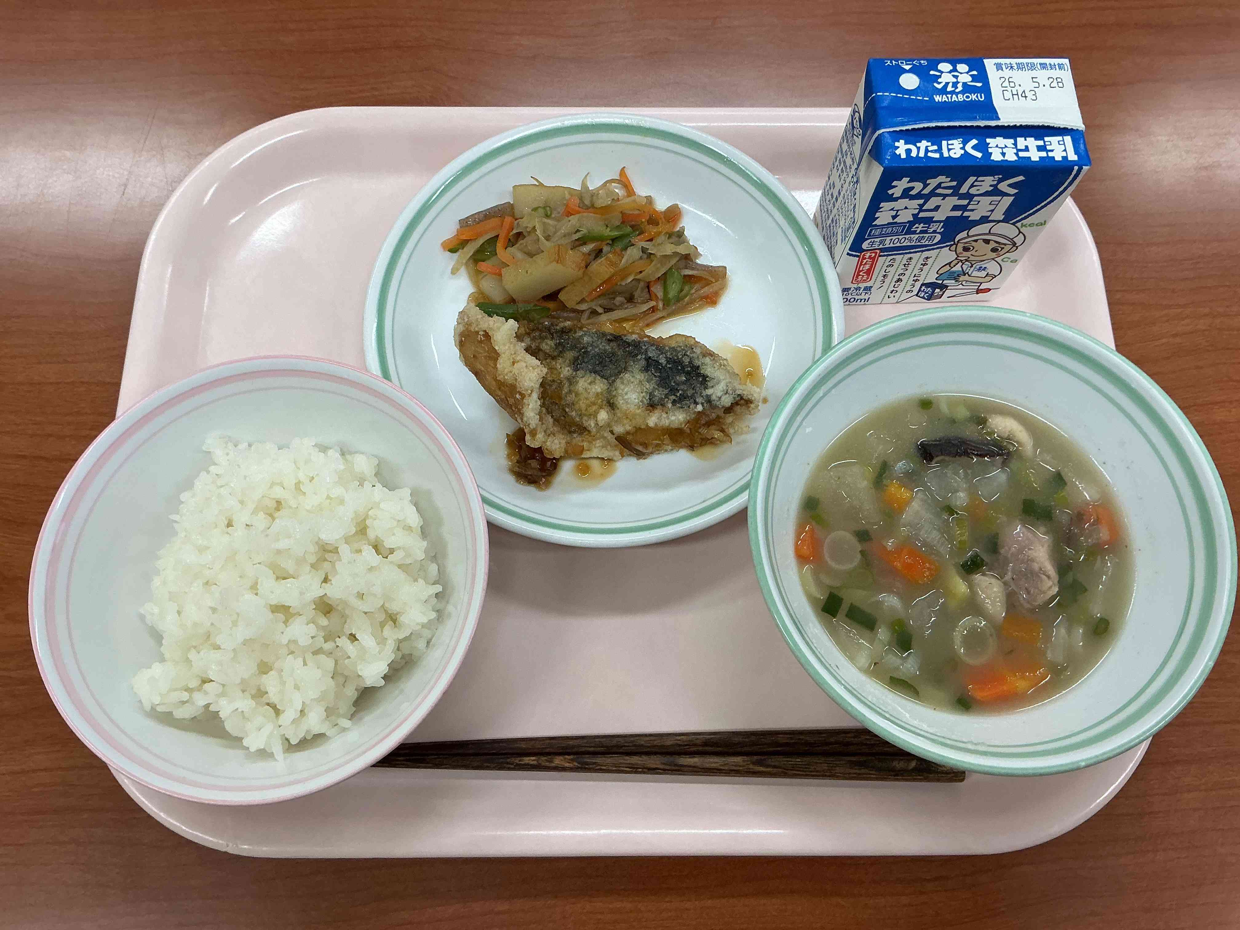 5月20日水曜日給食の写真