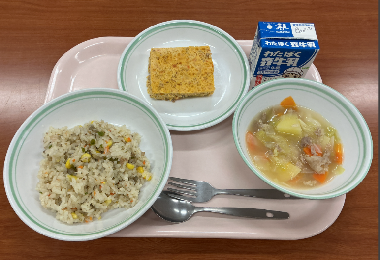 5月25日月曜日給食の写真