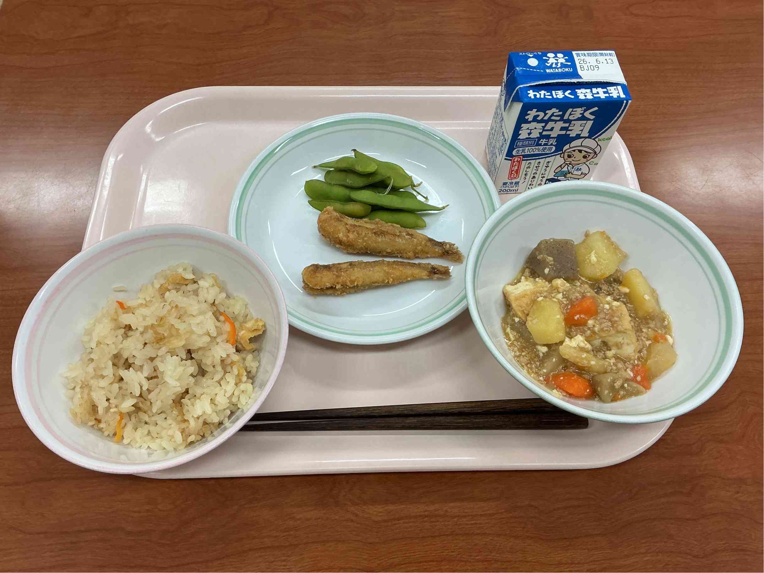 6月5日金曜日給食の写真