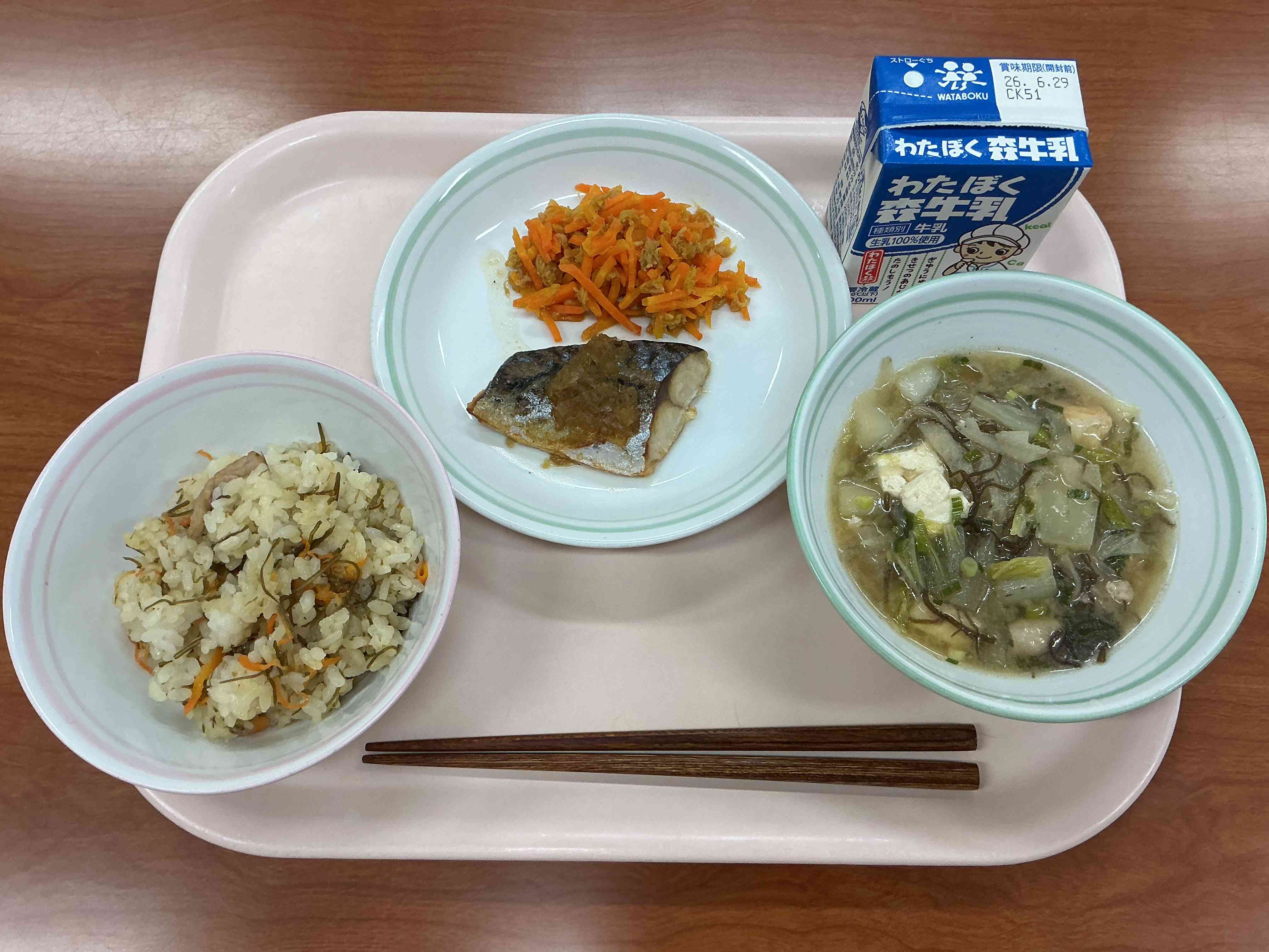 6月23日水曜日給食の写真