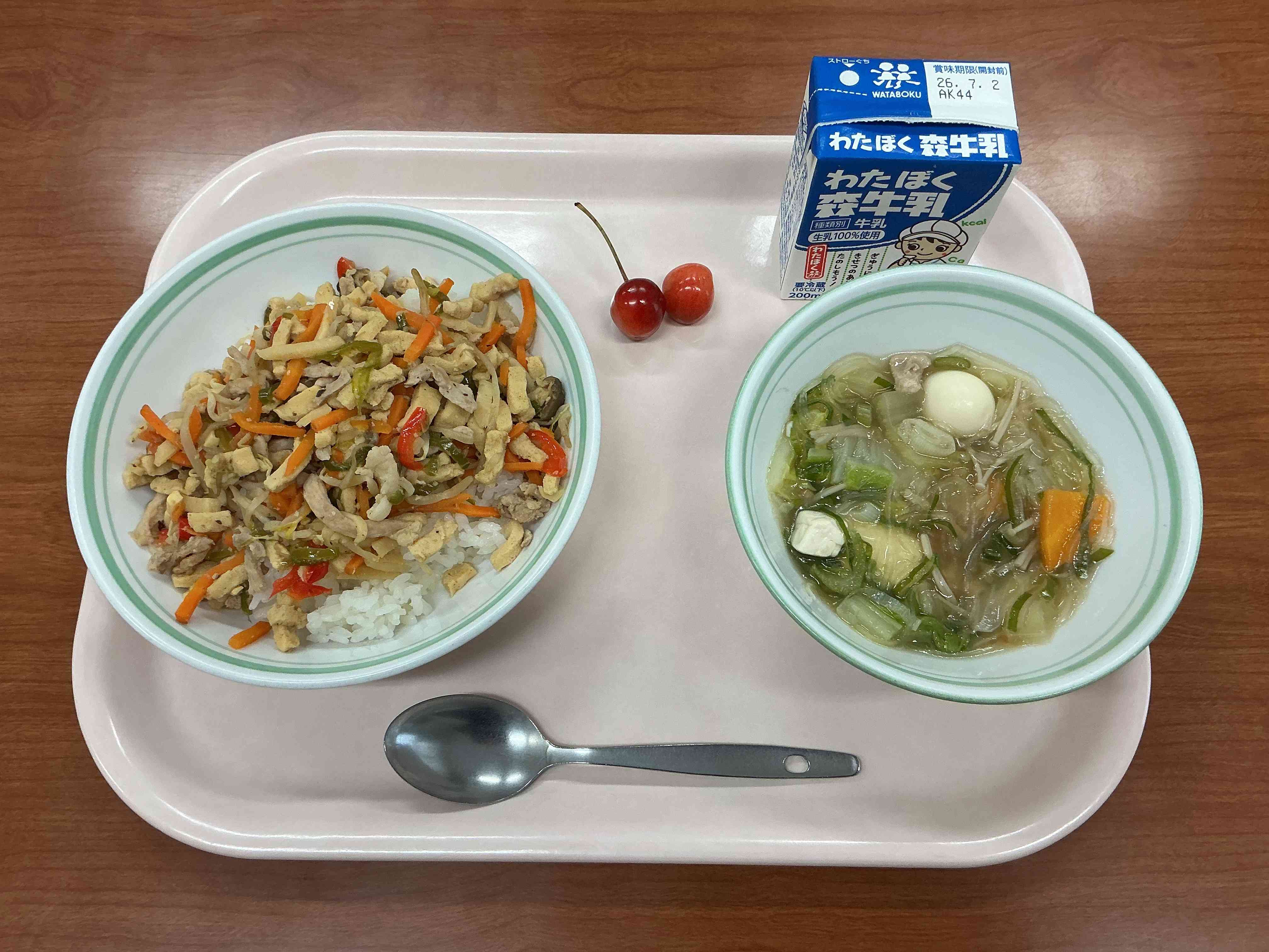 6月24日水曜日給食の写真
