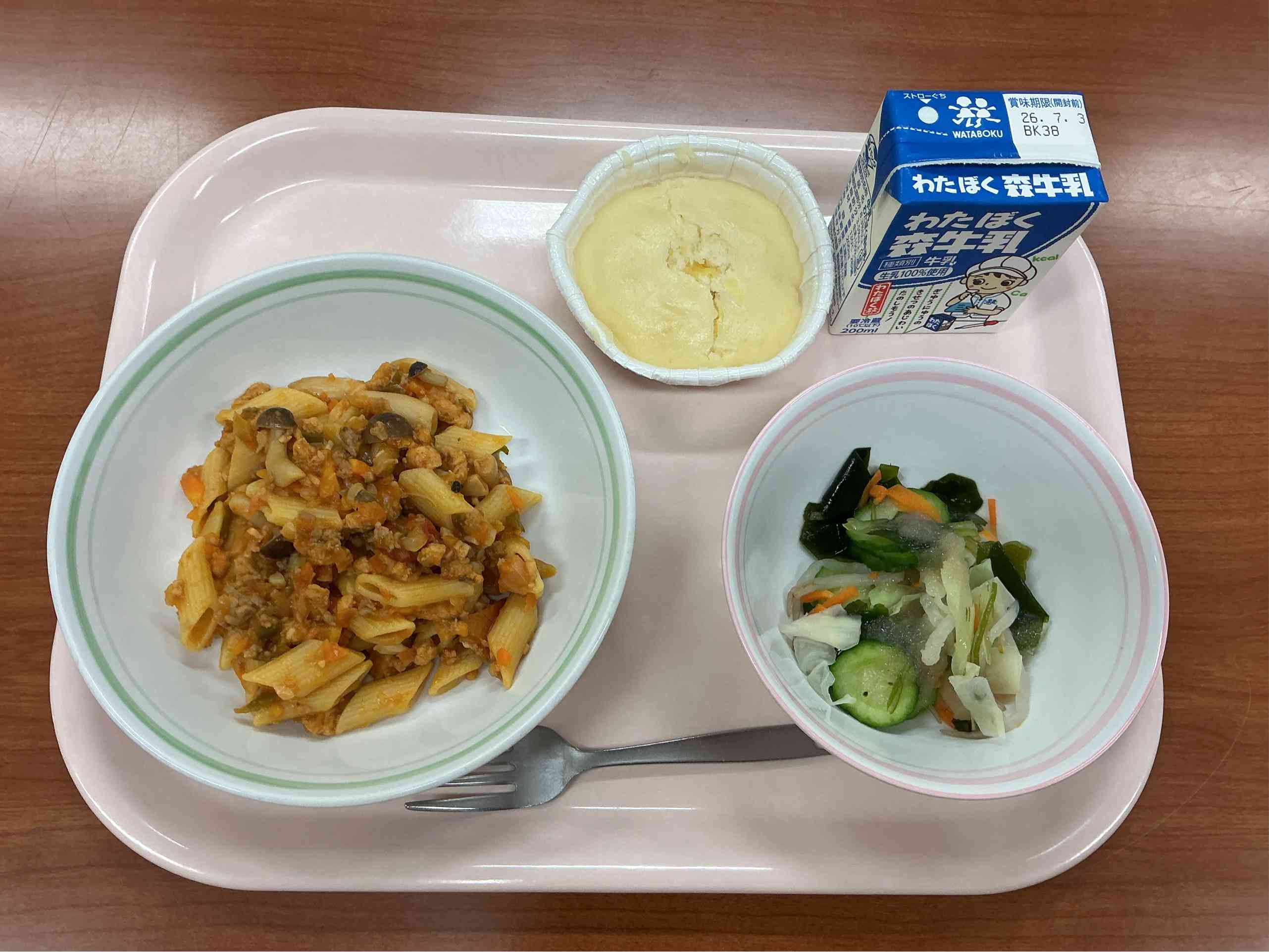 6月25日木曜日給食の写真