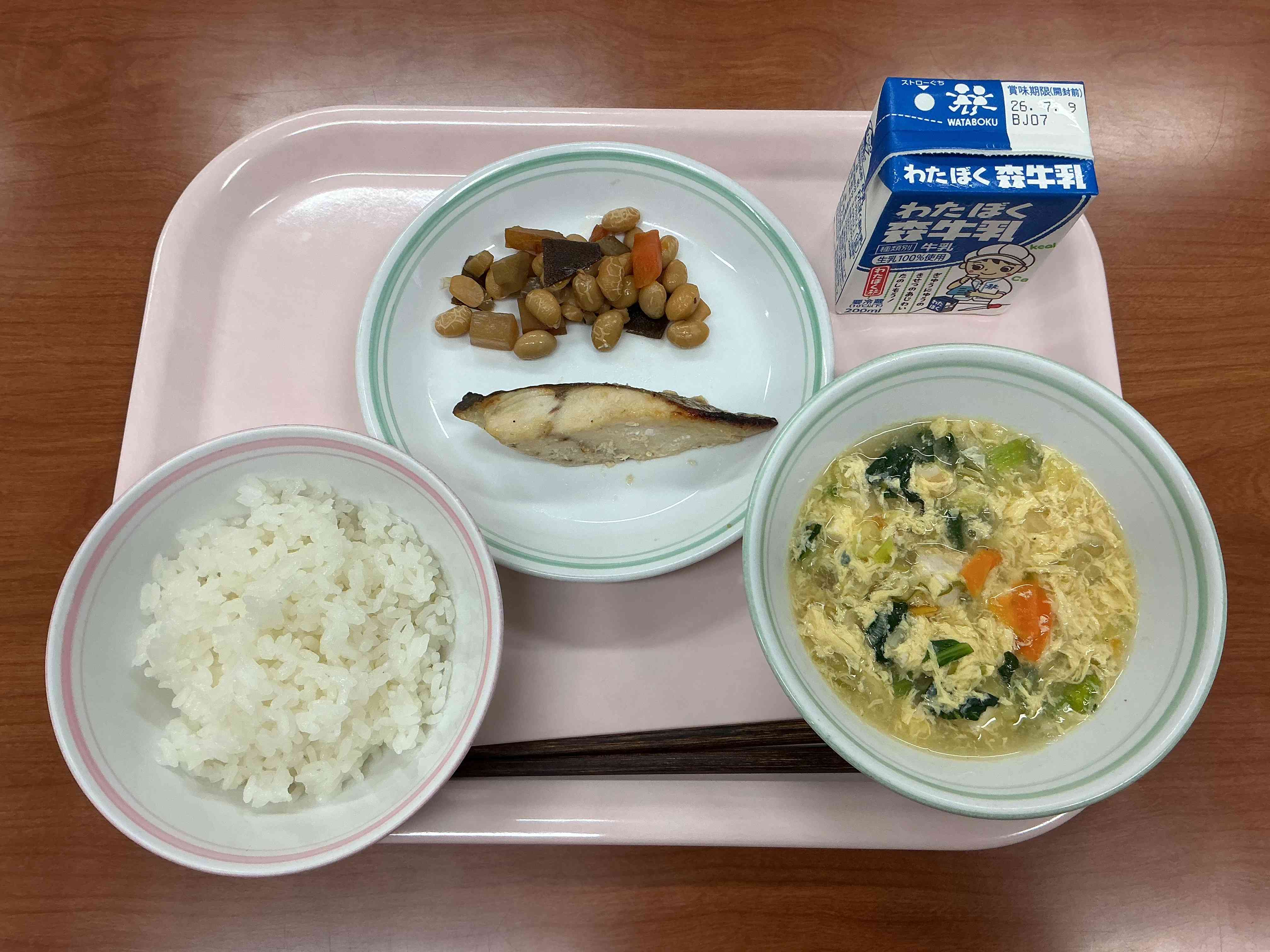 7月1日水曜日給食の写真