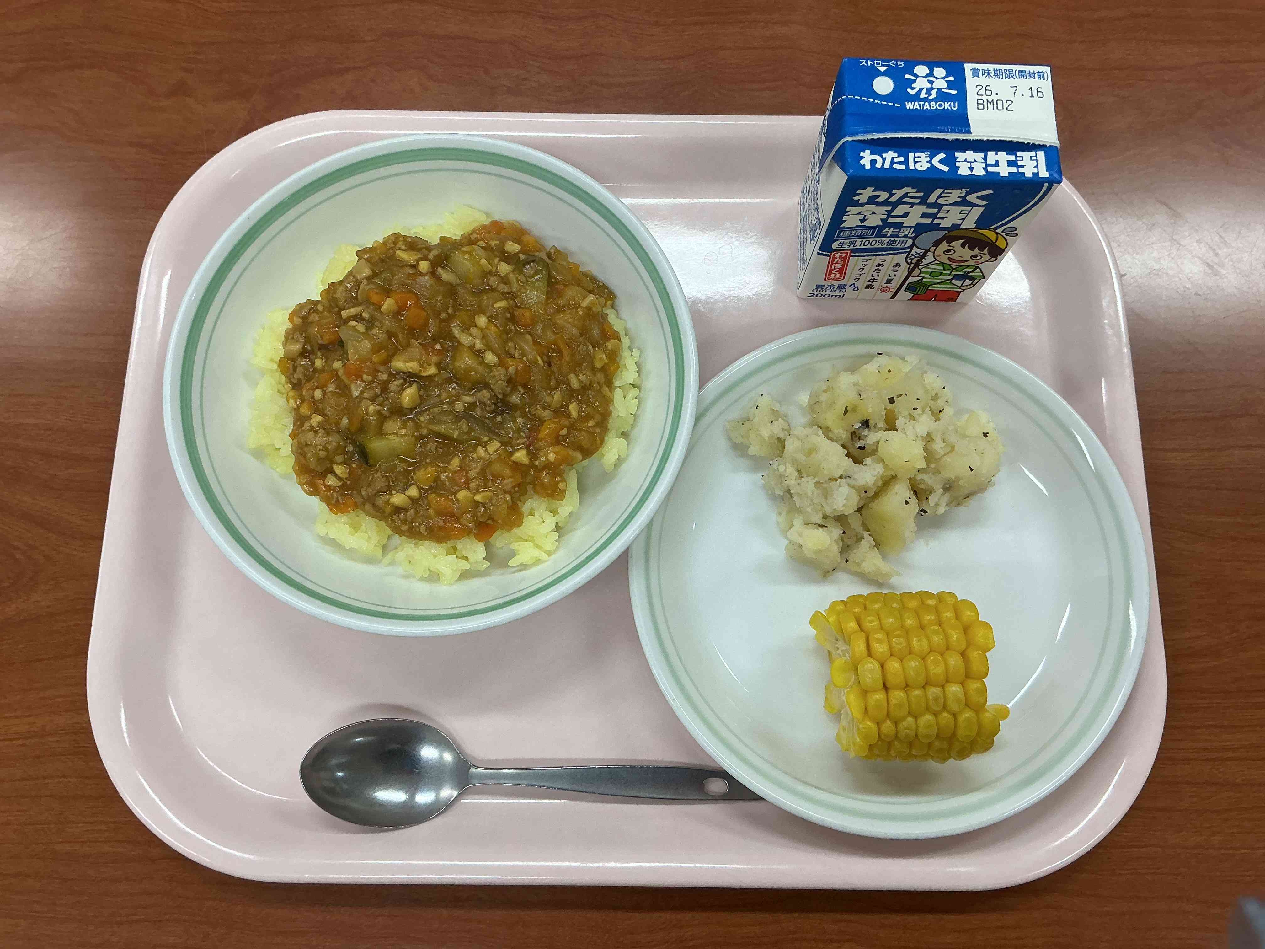 7月8日水曜日給食の写真